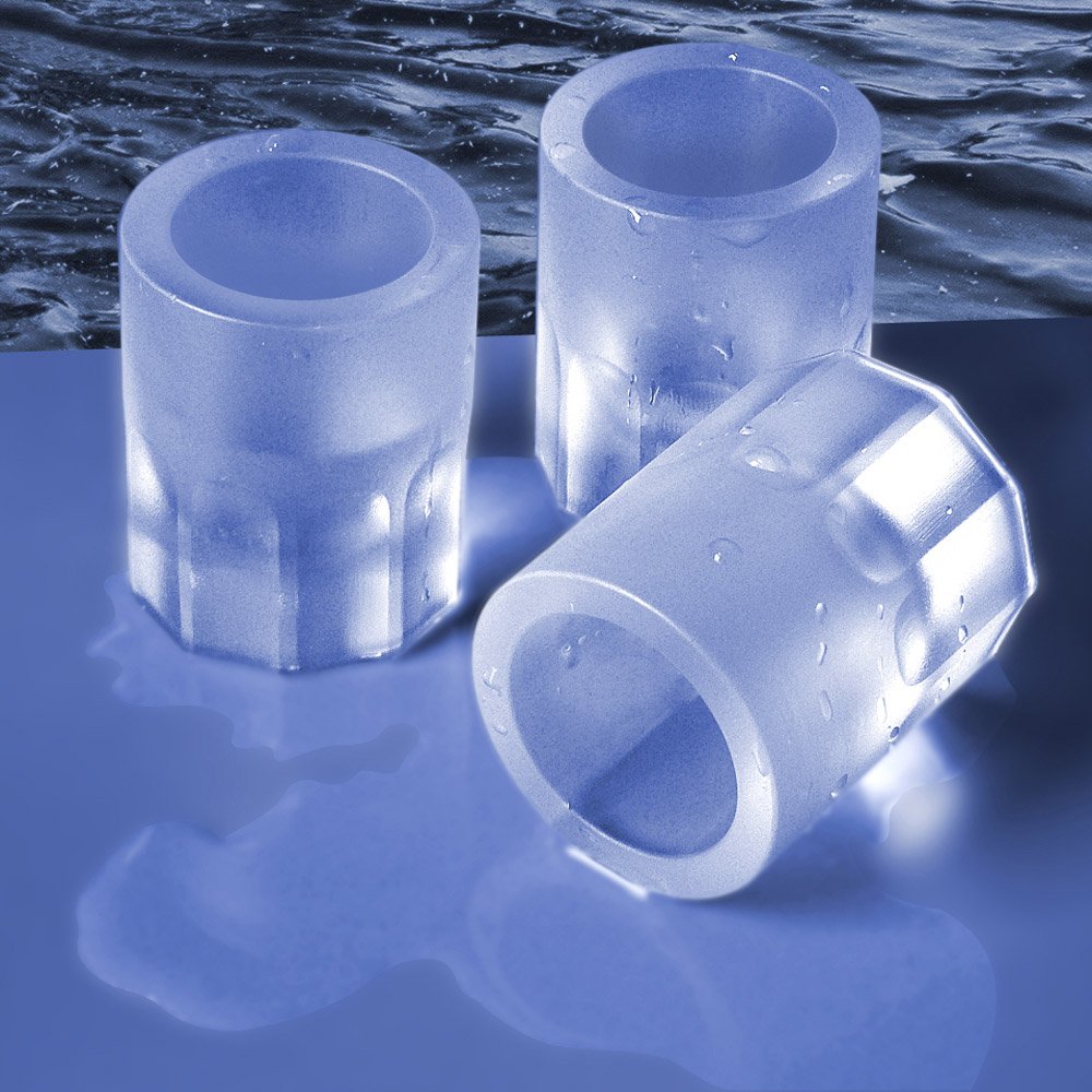 Genuine Fred Cool Shooters Shot Glass Ice Mold, 1 Count (Pack Of 1)