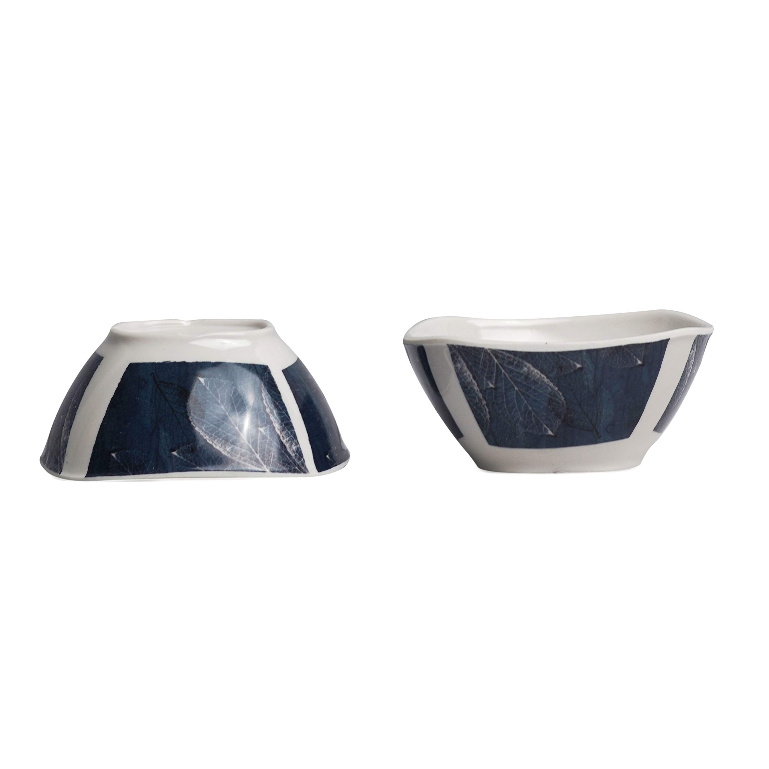 Bataniya Melamine Dinner Set - Set Of 40, Blue