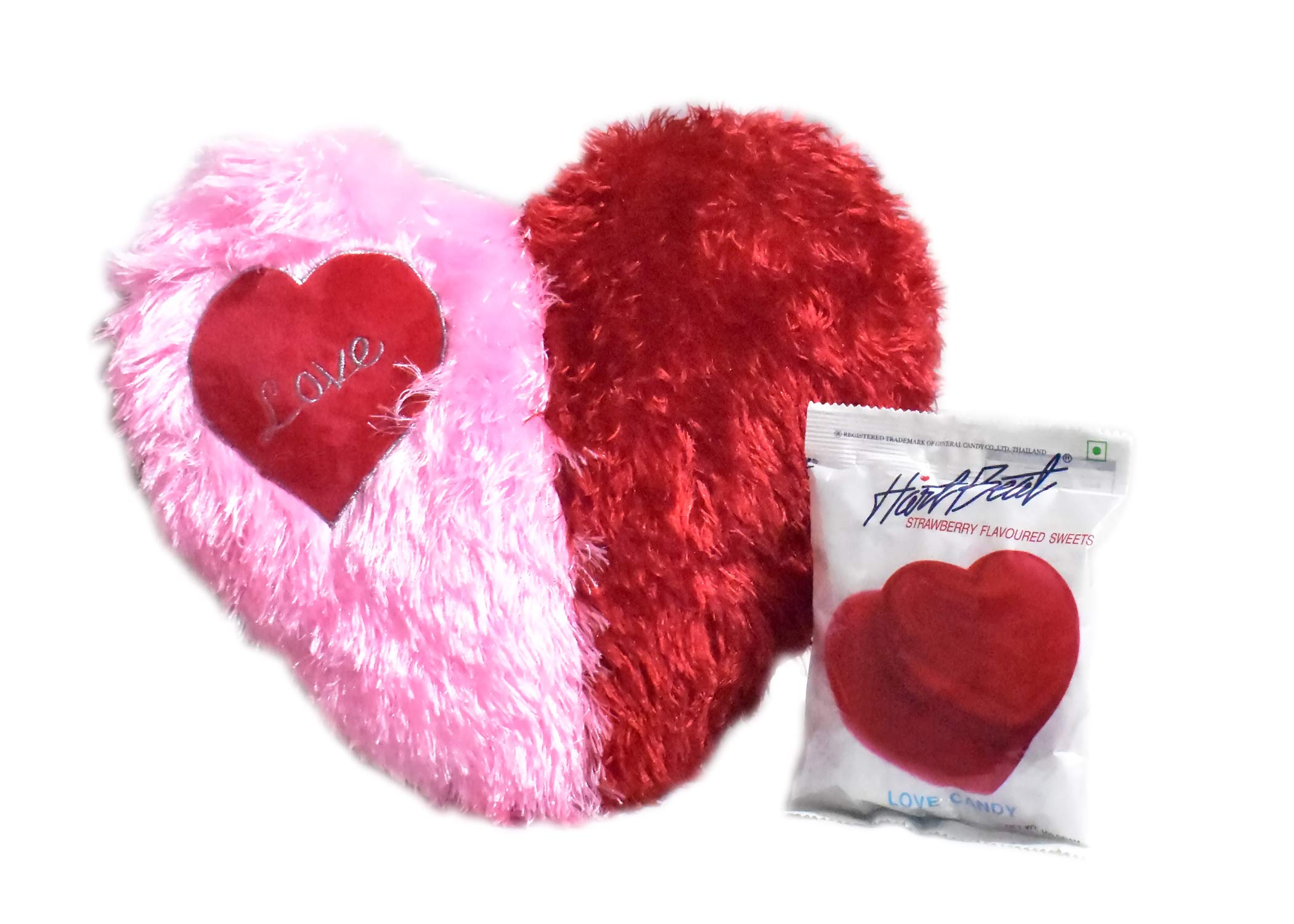 Food Library The Magic Of Nature Love Heart Cushion Pillow & Candies Christmas Gift Hamper