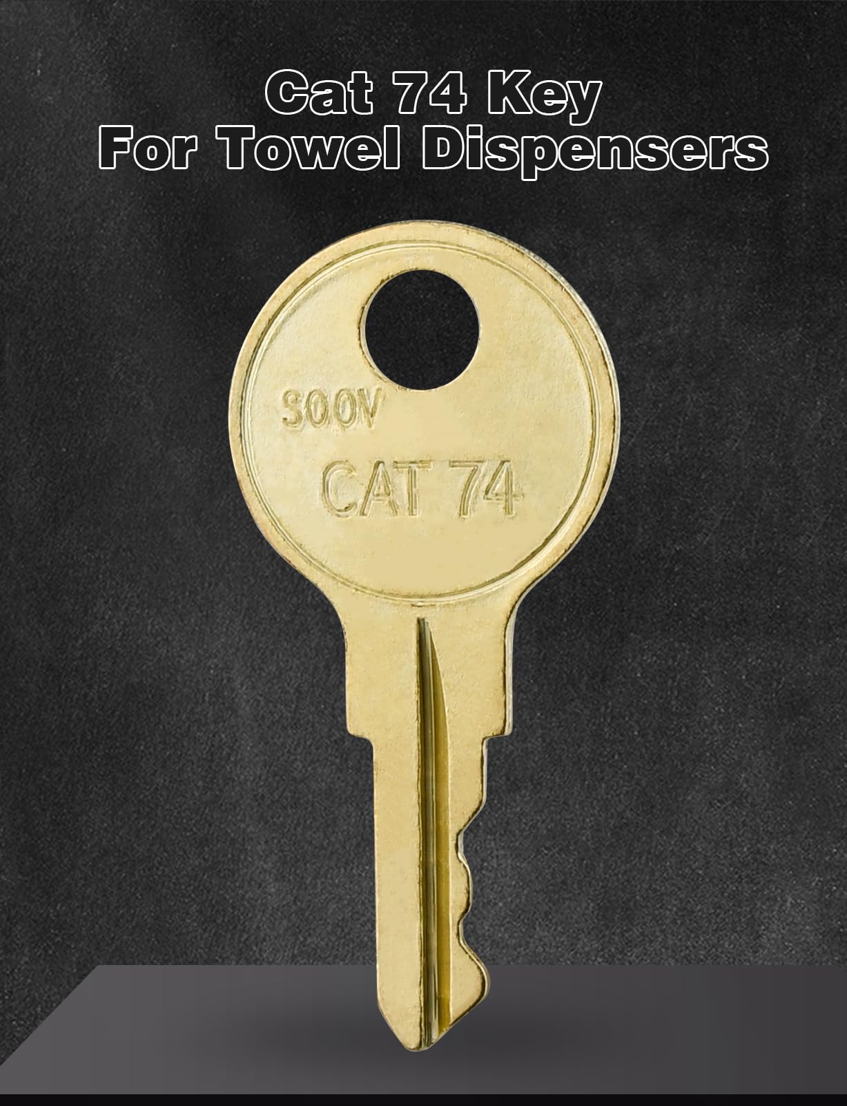 Dispenser Keys For Bobrick, 10-Pack 33043 Cat74 Toilet Paper Towel Dispenser Key Compatible With Janitor Bobrick Cat 74 Dispense
