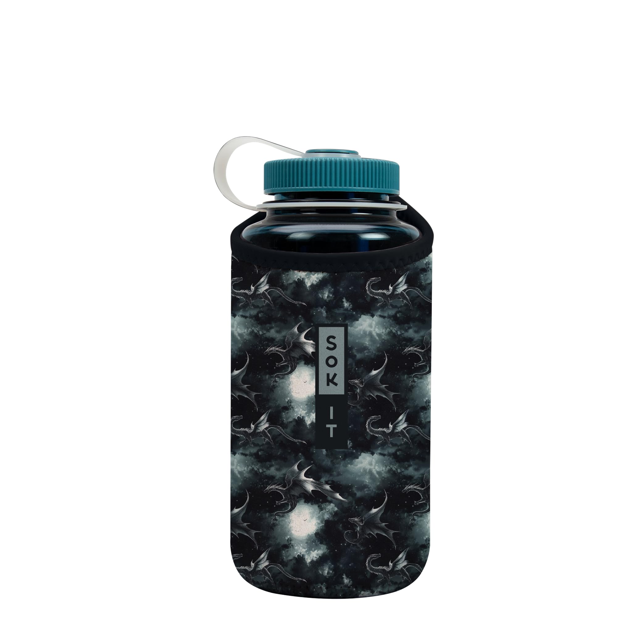Sok It BotlSok Water Bottle Sleeve Insulated Neoprene Cover (Dragon Lore, Fits 32oz Nalgene)