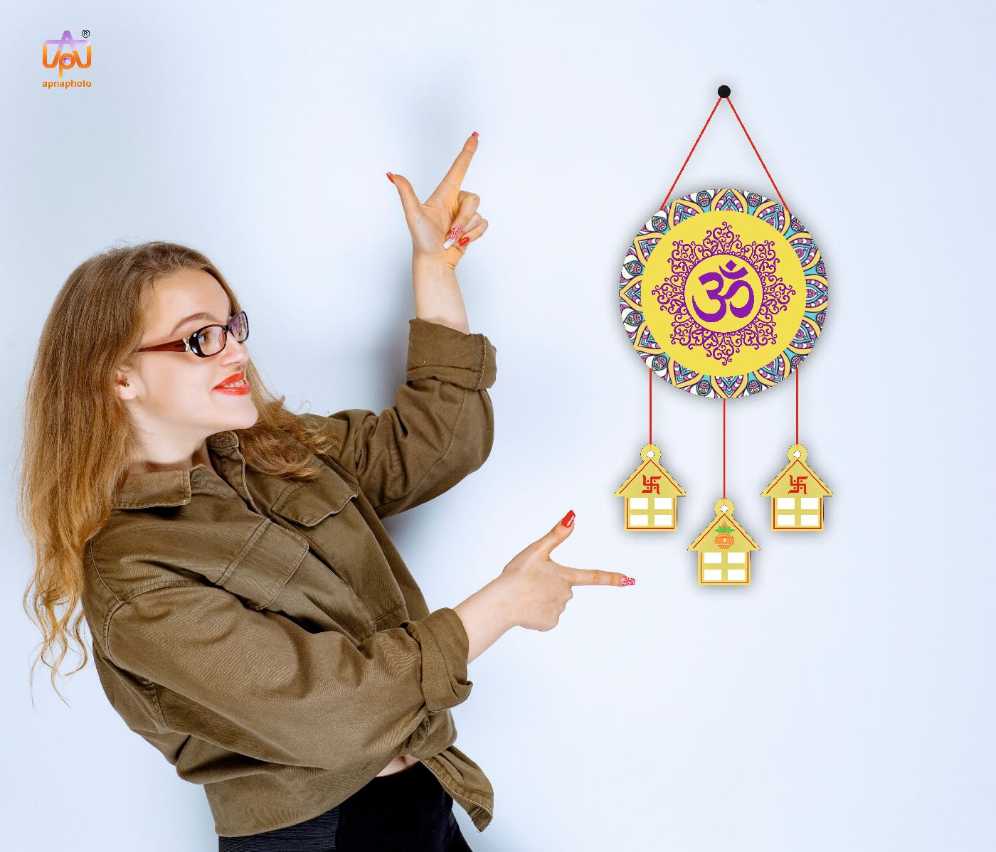 Crafty Adda Serenity Wall Art Handmade Wooden Hanging with Inspirational Zen Quotes Mindfulness Meditation Dcor for Yoga, Home,