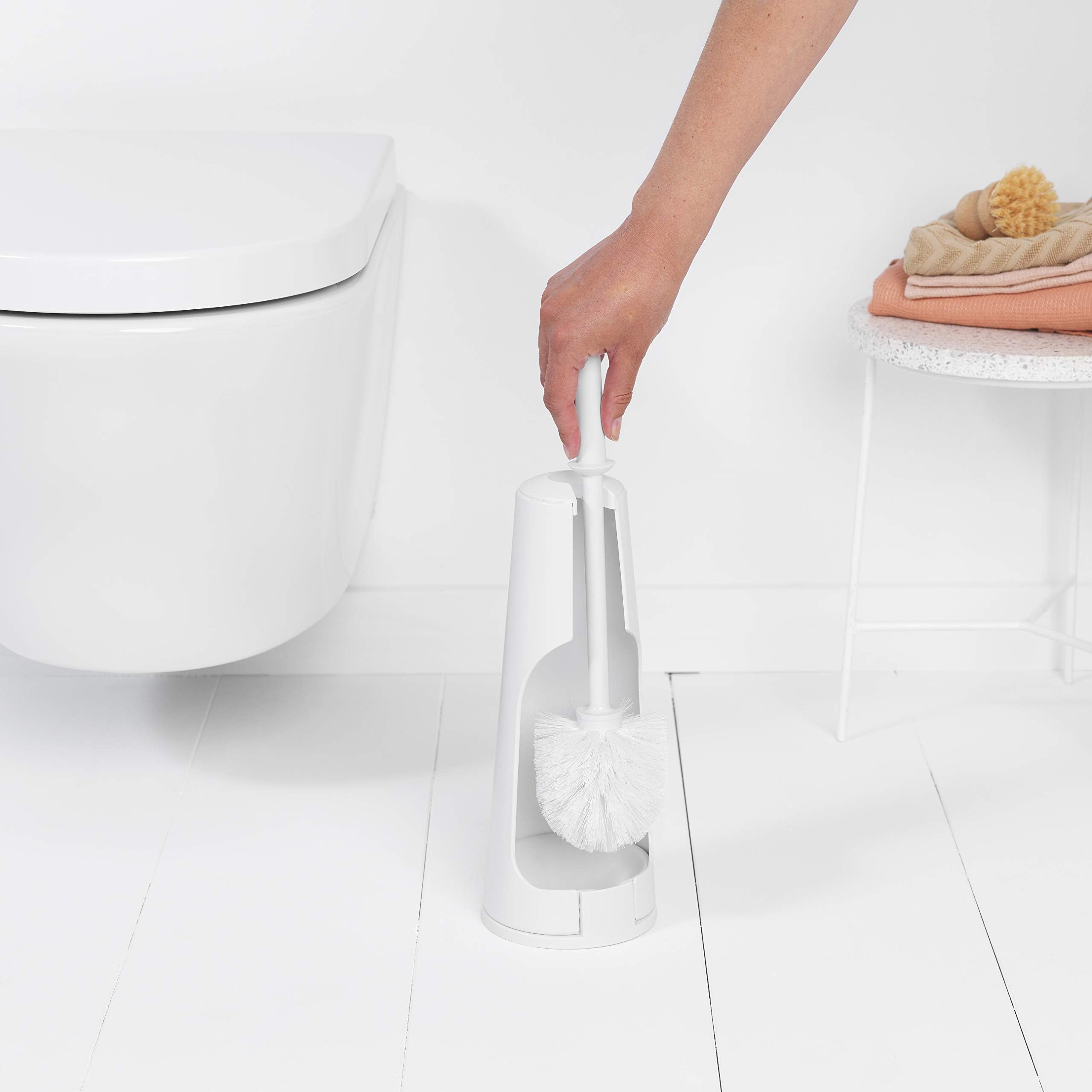 Brabantia Toilet Brush and Holder  White (414664)