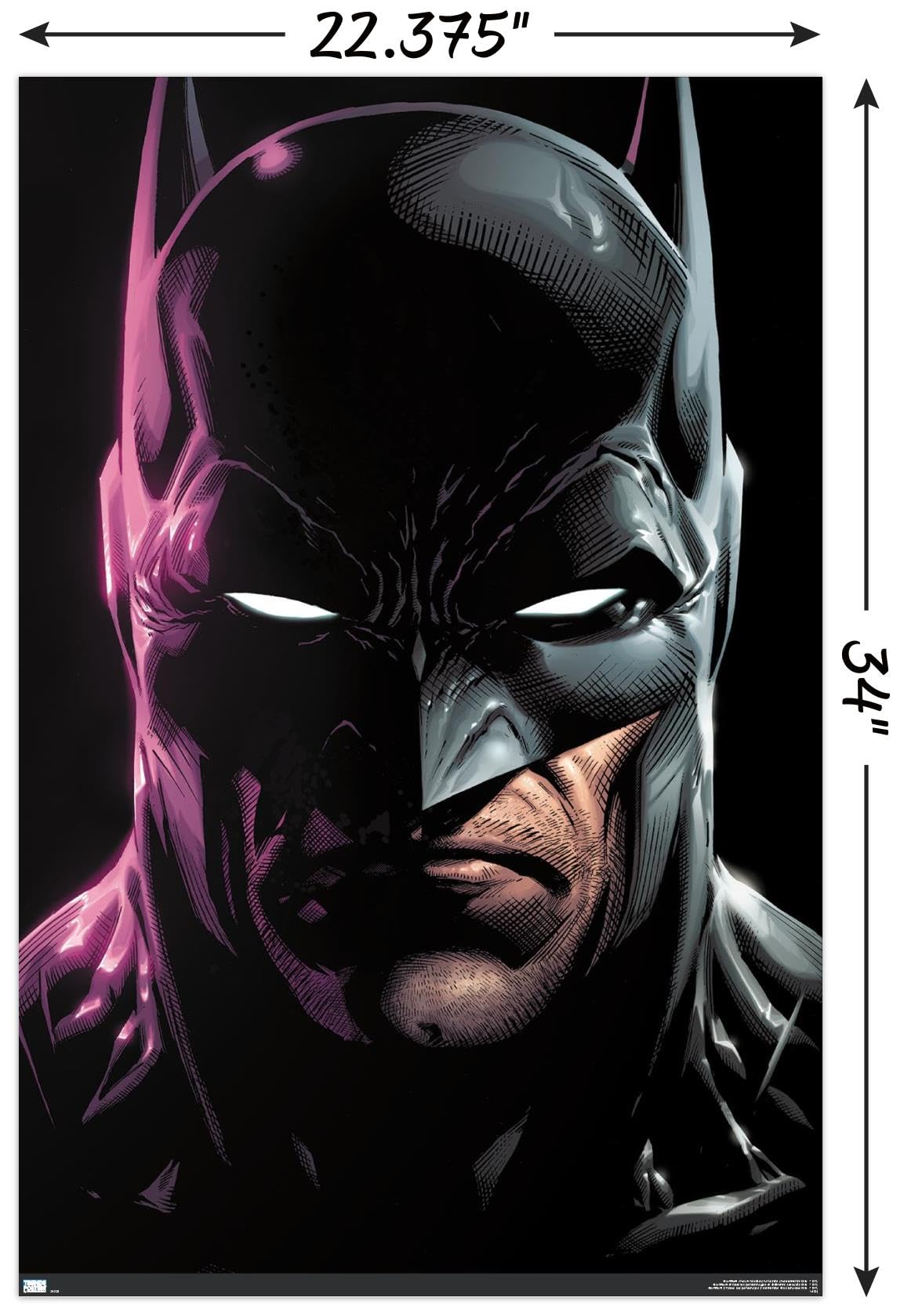 Trends International Dc Comics Batman - Portrait Wall Poster, 22.37'' X 34.00'', Unframed Version