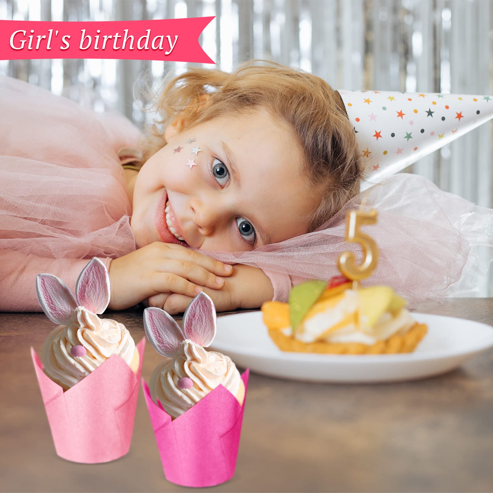 200 Pcs Tulip Cupcake Liners Muffin Baking Cupcake Liners Baking Cups Holders Heat Resistant Muffin Liners Wrappers For Wedding