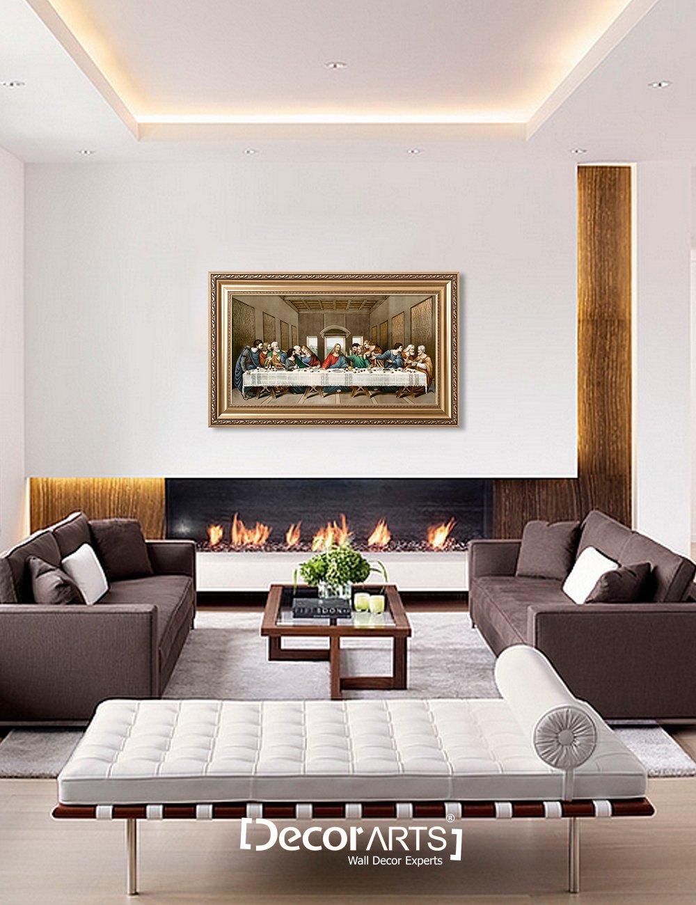 Decorarts -The Last Supper, Leonardo Da Vinci Classic Art Reproductions. Giclee Print& Museum Quality Framed Art For Wall Decor.