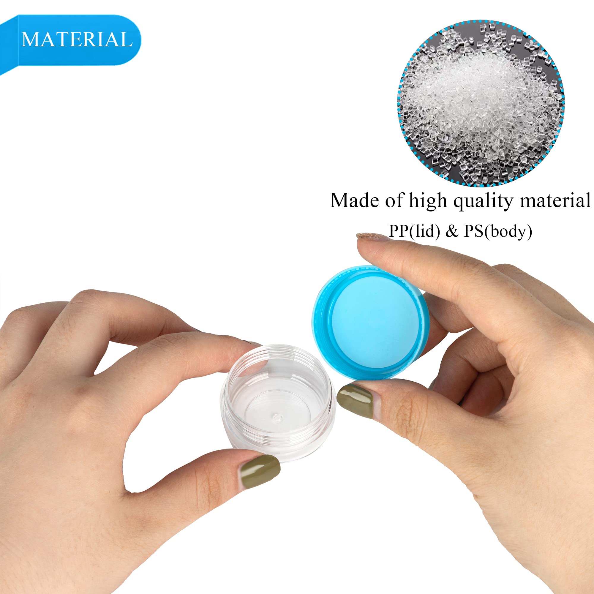 25Pcs 10 Gram Sample Containers,10Ml Empty Jars With Lids, Small Cosmetic Containers, Mini Sample Jars With 2Pcs Mini Spatulas F