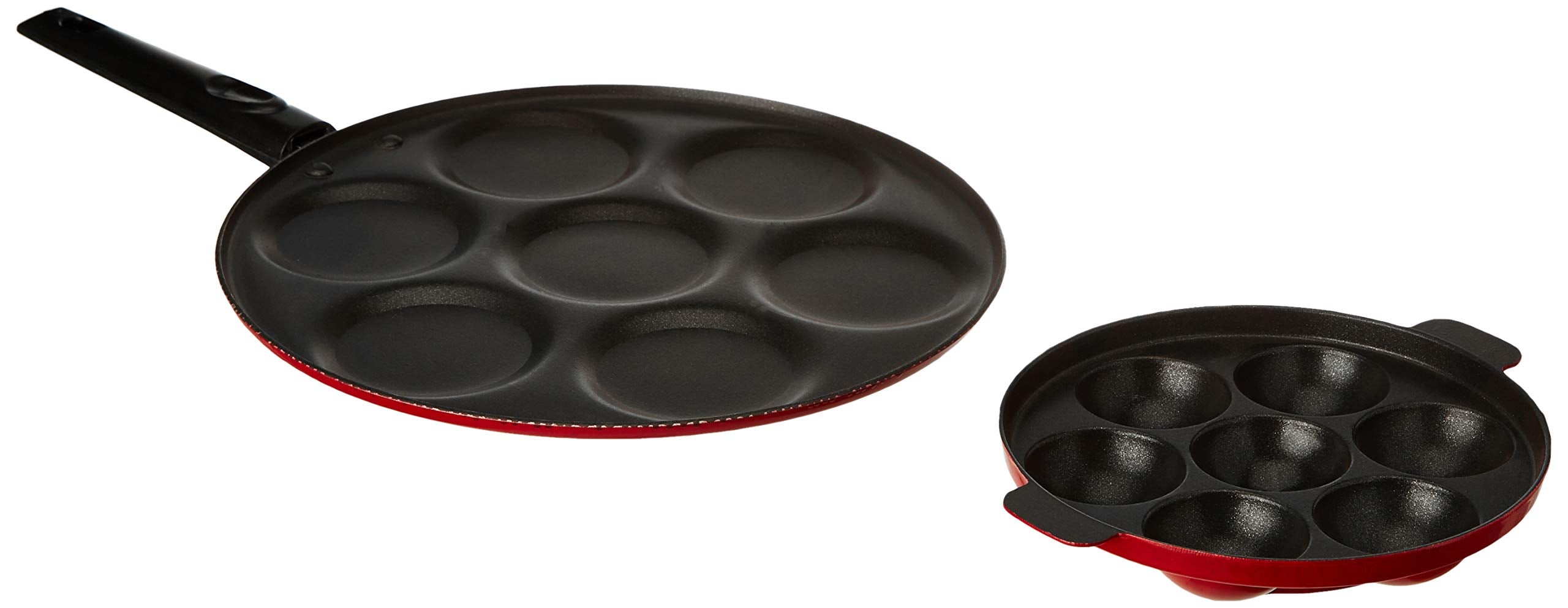 Nirlon NonStick Appampatram And Uttapam Tawa Combo Kitchen Item Set