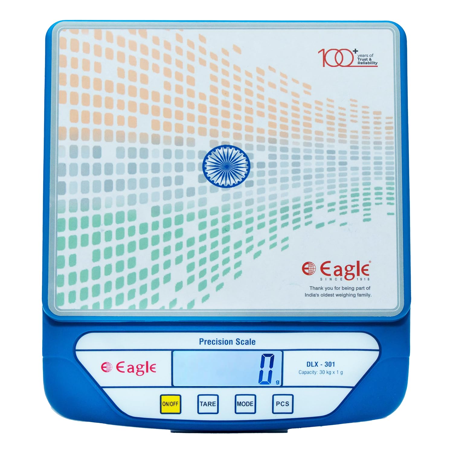Eagle Digital Kitchen Weighing & Counting Scale With 30 Kg Capacity And 1 G Accuracy For Retail Shops, Kirana Stores, High Preci