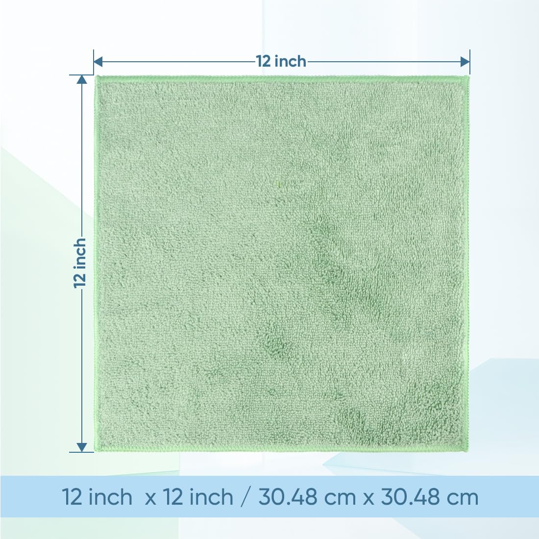 Homexcel Microfiber Washcloths 24 Pack, Highly Absorbent And Soft Face Towel, Multi-Purpose Wash Cloths For Bathroom, Hotel, Spa