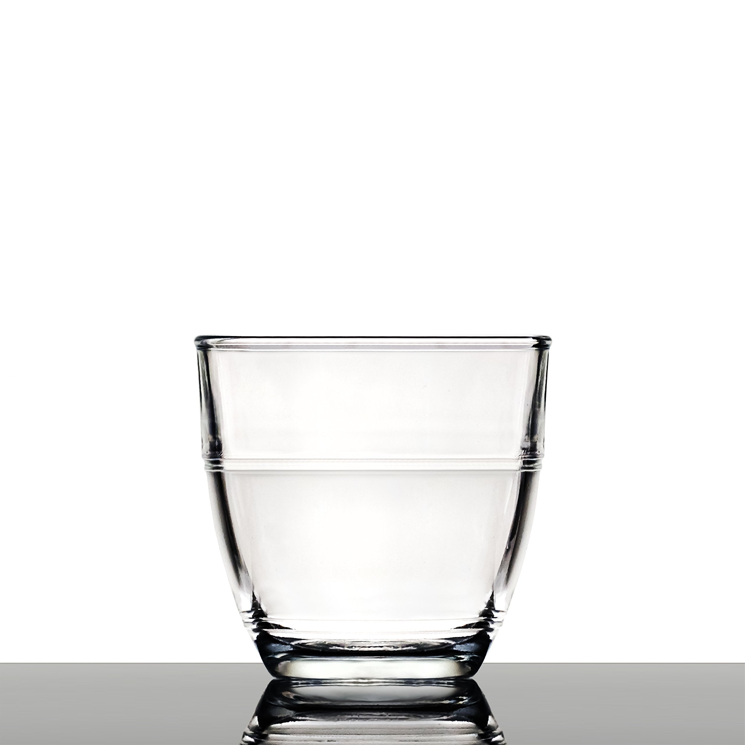 Duralex Made In France Gigogne Glass Tumbler Drinking Glasses  5.75 ounce - Set of 6  Clear