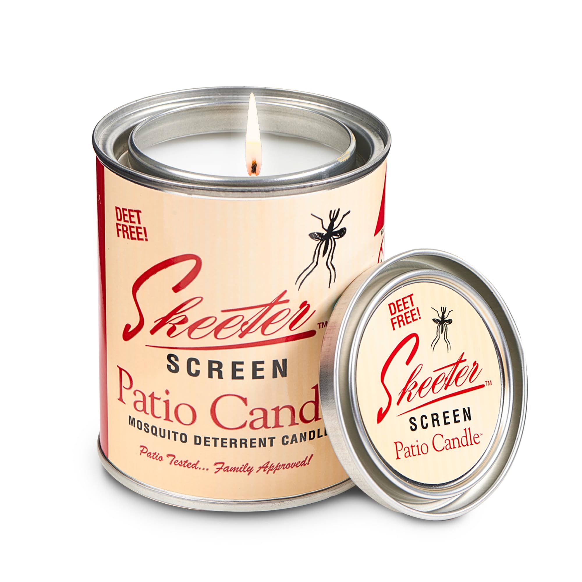 Skeeter Screen 90400 80-Hour Burn Time Patio Candle, 1, Standard