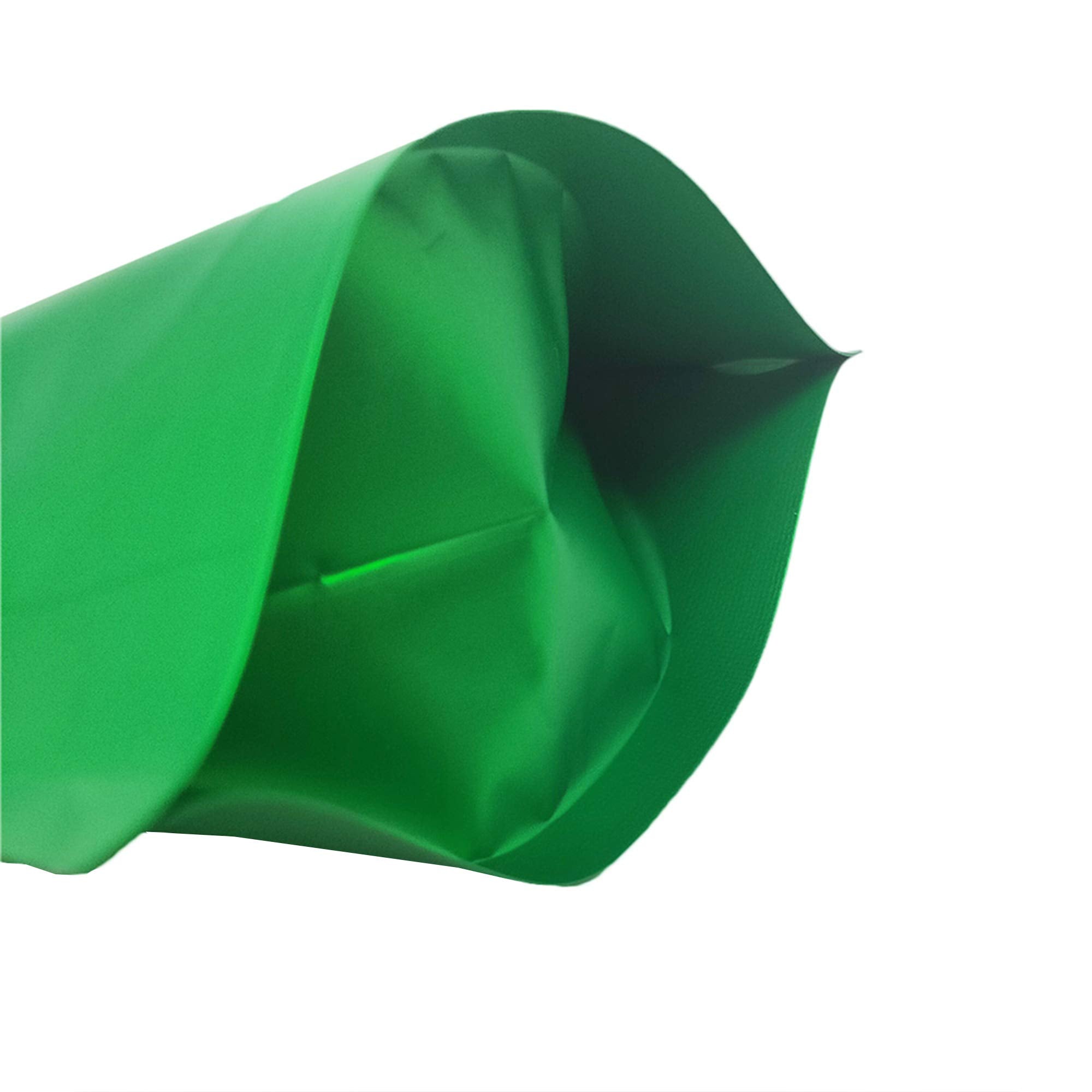 QQ Studio 100PCS Matte Double-Sided Colored Stand-Up Resealable QuickQlick Bags (10x15cm (4x6'')  Green)