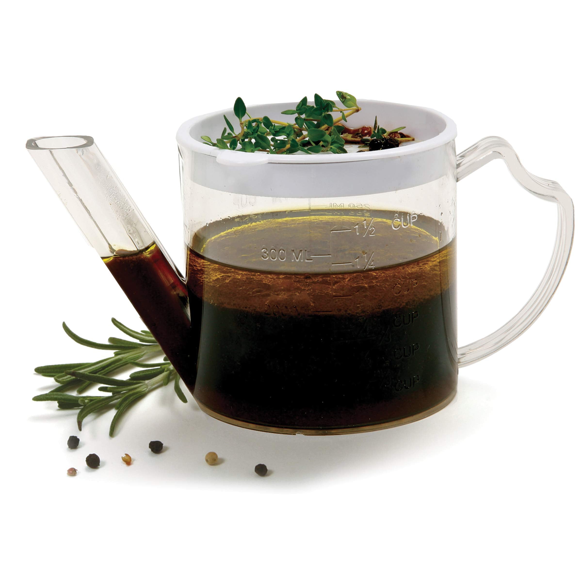 Norpro 3023 , Clear 2 Cup Separator/Strainer Dishwasher Safe, 1 Ea