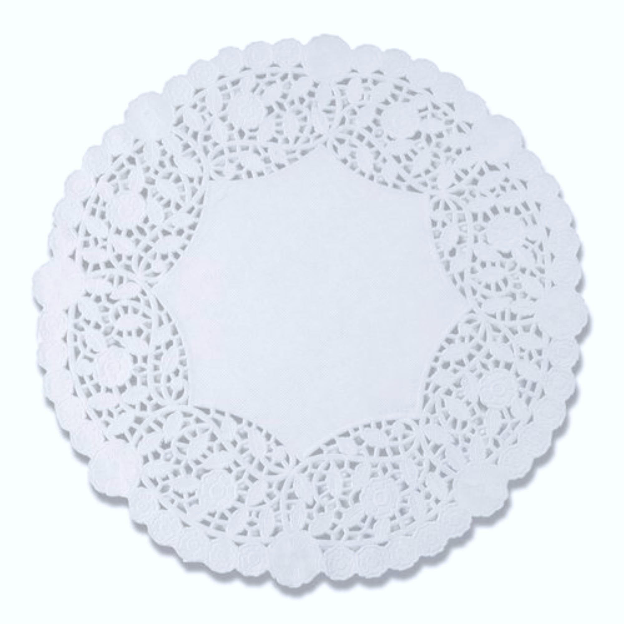 The Baker Celebrations White Round 9 Inches Paper Lace Doilies - Made In Canada (100)