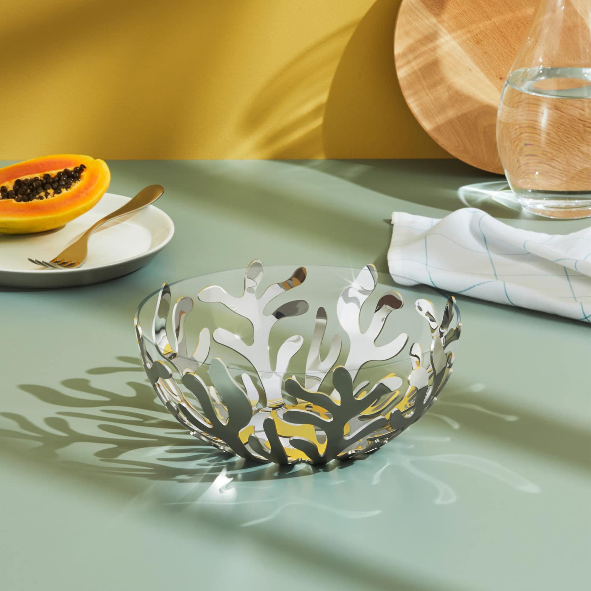 Alessi ESI01BOWL Mediterraneo Bowl in Thermoplastic Resin, Transparent