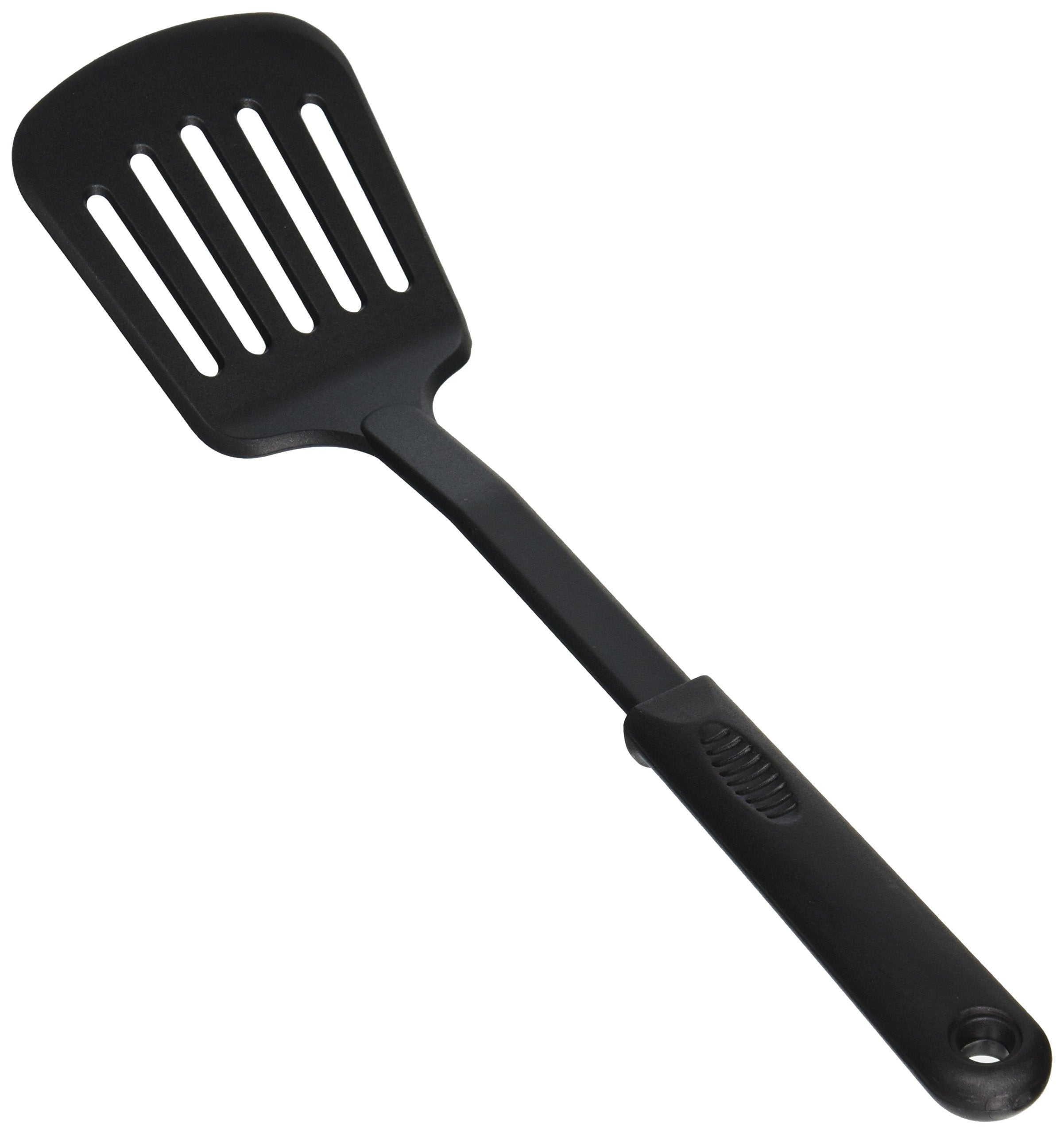 Fox Run Regular Slotted Turner, 12.5-Inch, Black
