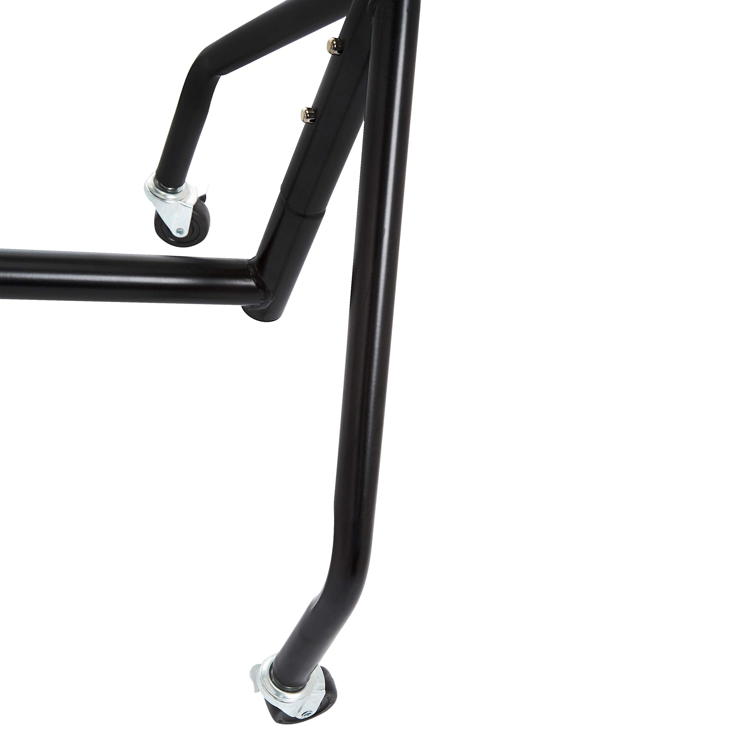 Amazon Basics Heavy Duty Rolling garment Rack  Hanging clothes Organizer Rail for Display and Storage  182 x 152 m  Black
