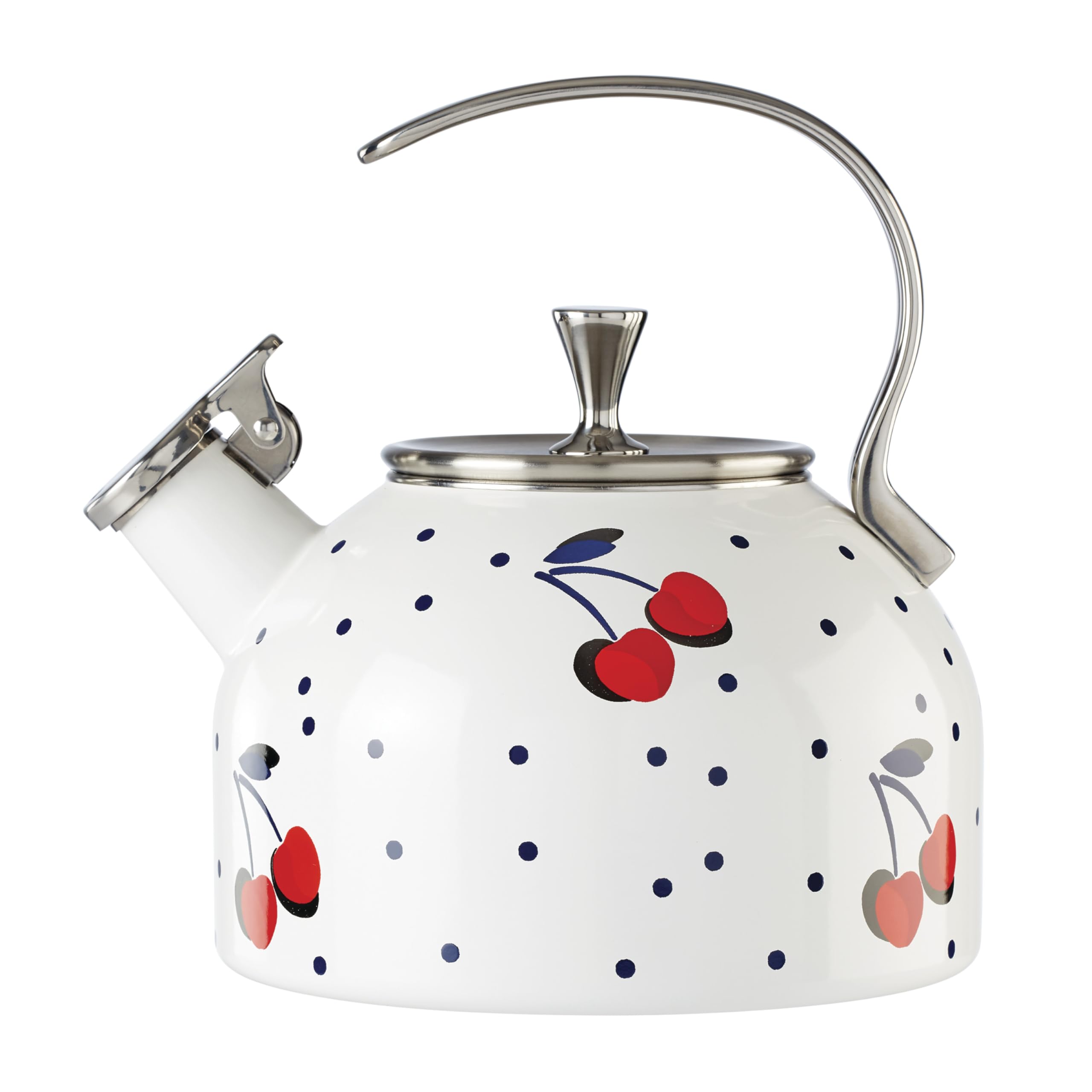 Kate Spade New York Kate Spade Vintage Cherry Dot Tea Kettle, 3.70 LB, Multi