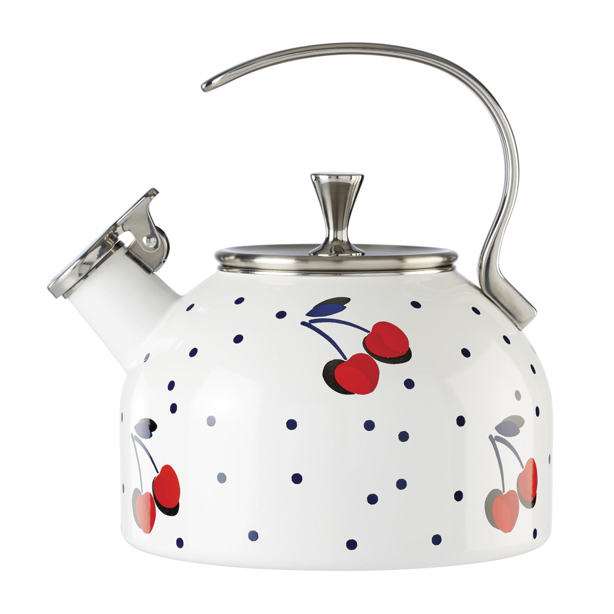 Kate Spade New York Kate Spade Vintage Cherry Dot Tea Kettle, 3.70 LB ...