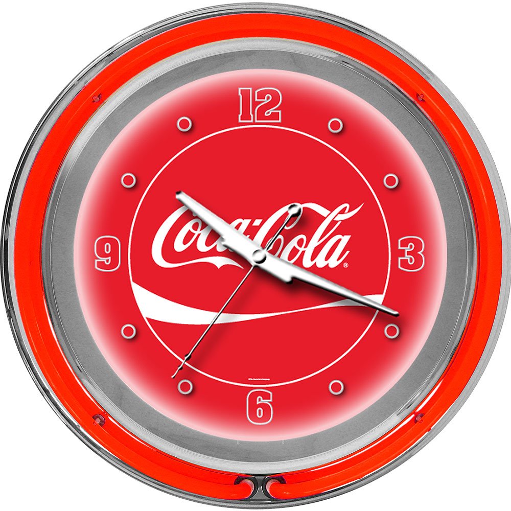 Coca-Cola Chrome Clock, 12