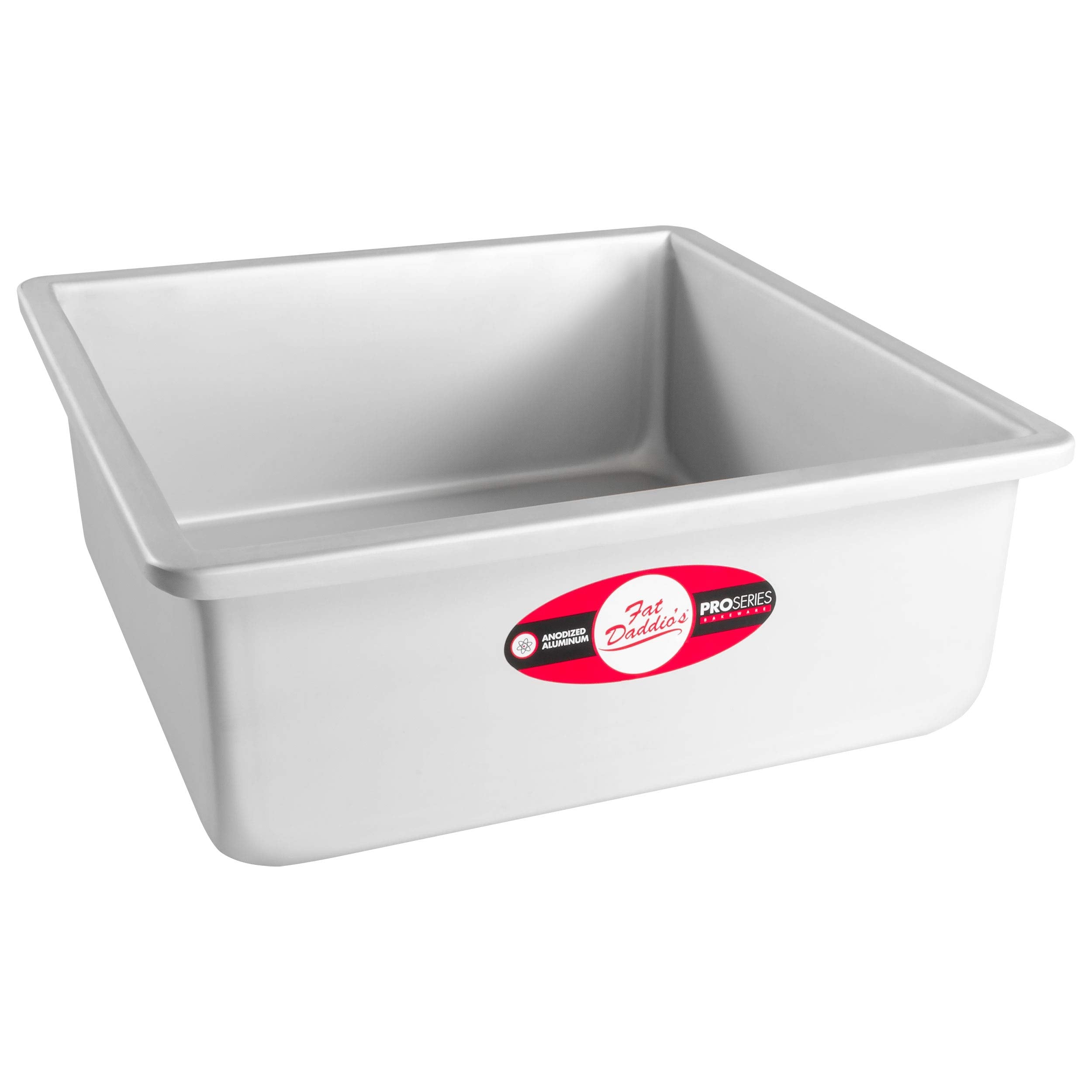 Fat Daddio'S Anodized Aluminum Square Cake Pan, 12 X 4 Inch