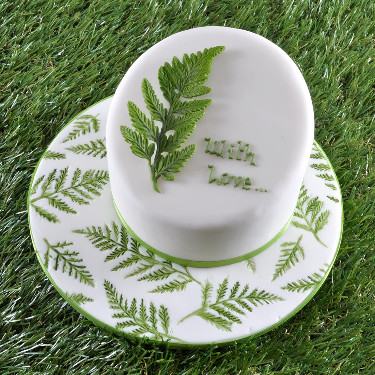 Flower Pro Fern Back Veiner/Embosser Silicone Mold For Cake Decorating & Craft By Katy Sue. Works With The Flower Pro Ferns Mold