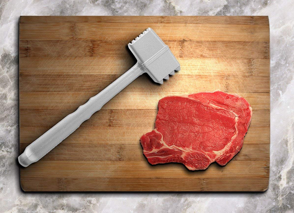 Westmark Germany Double-Sided Meat Tenderizer  9.5-inch (Grey)