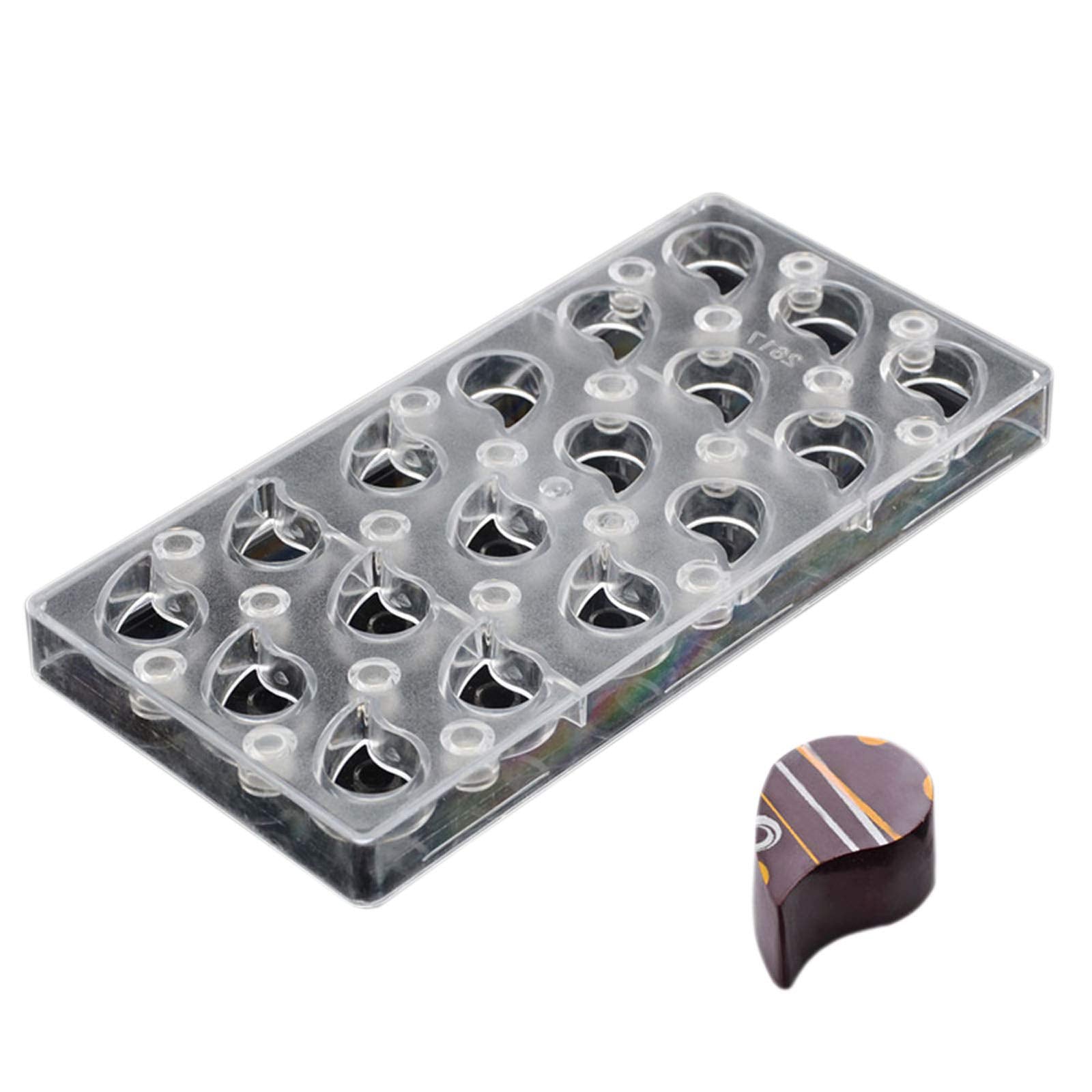 Chocolate Transfer Sheet Mold Polycarbonate Chocolate Mold Diy Handmade Chocolate Magnetic Chocolate Mold Candy Mould Drip Shape