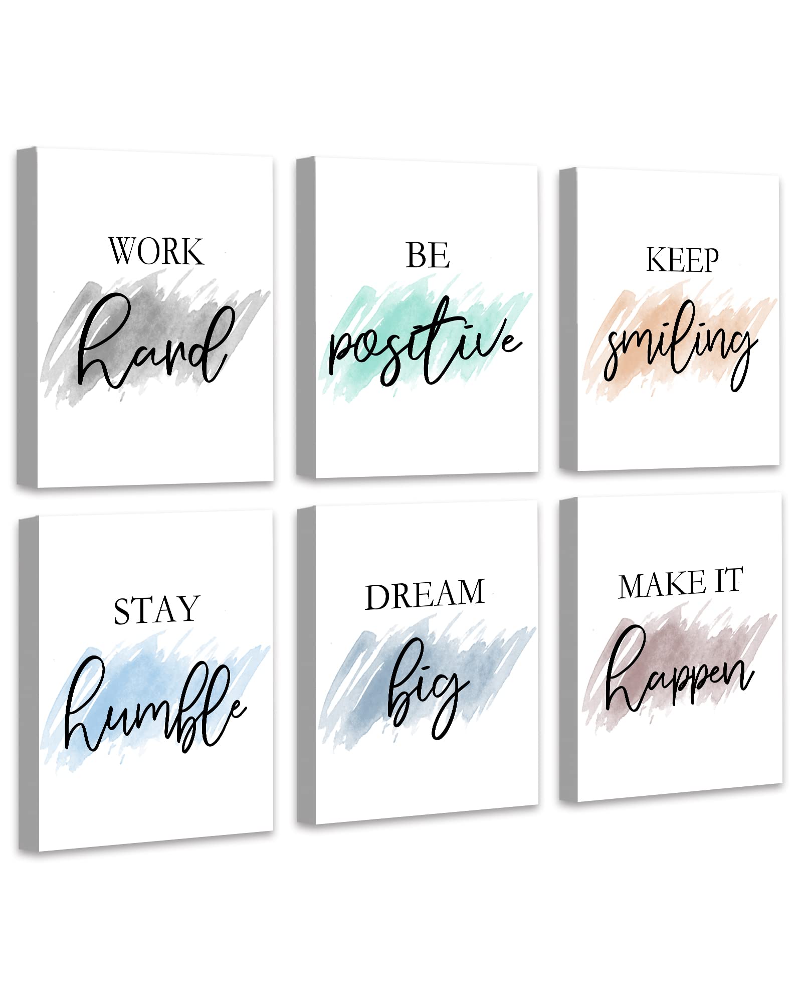 ???????????? Motivational Wall Decor Inspirational Office Wall Art Quotes Wall Art For Living Room Encouraging Canvas Posters Fo