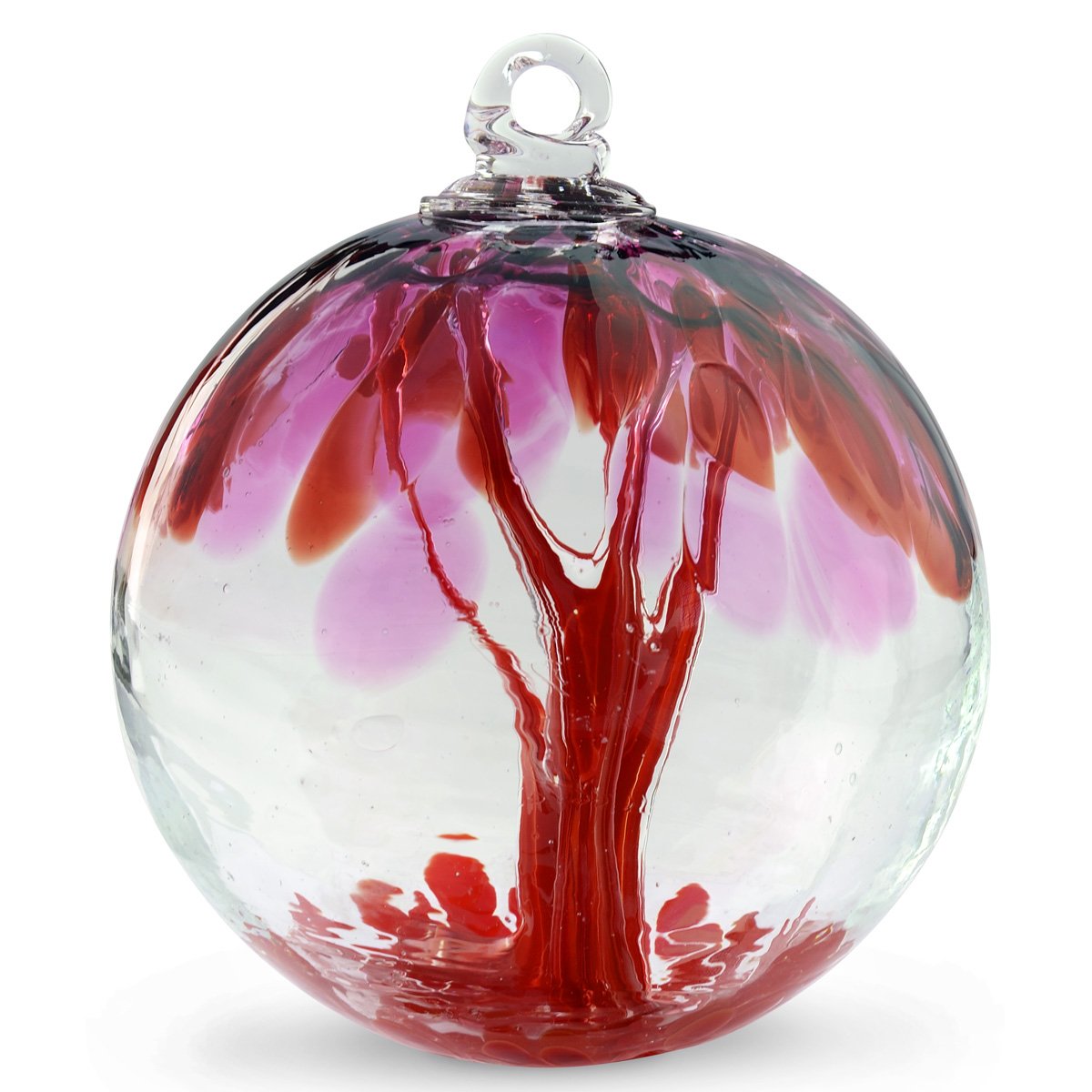 Spirit Tree Witch Ball Corinth by Iron Art Glass Designs