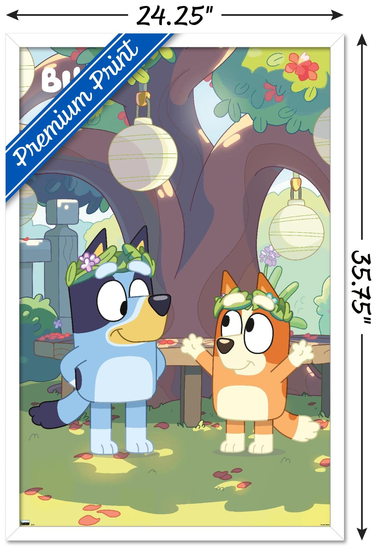 Trends International Bluey - Duo Wall Poster, 22.37'' X 34.00'', White Framed Version