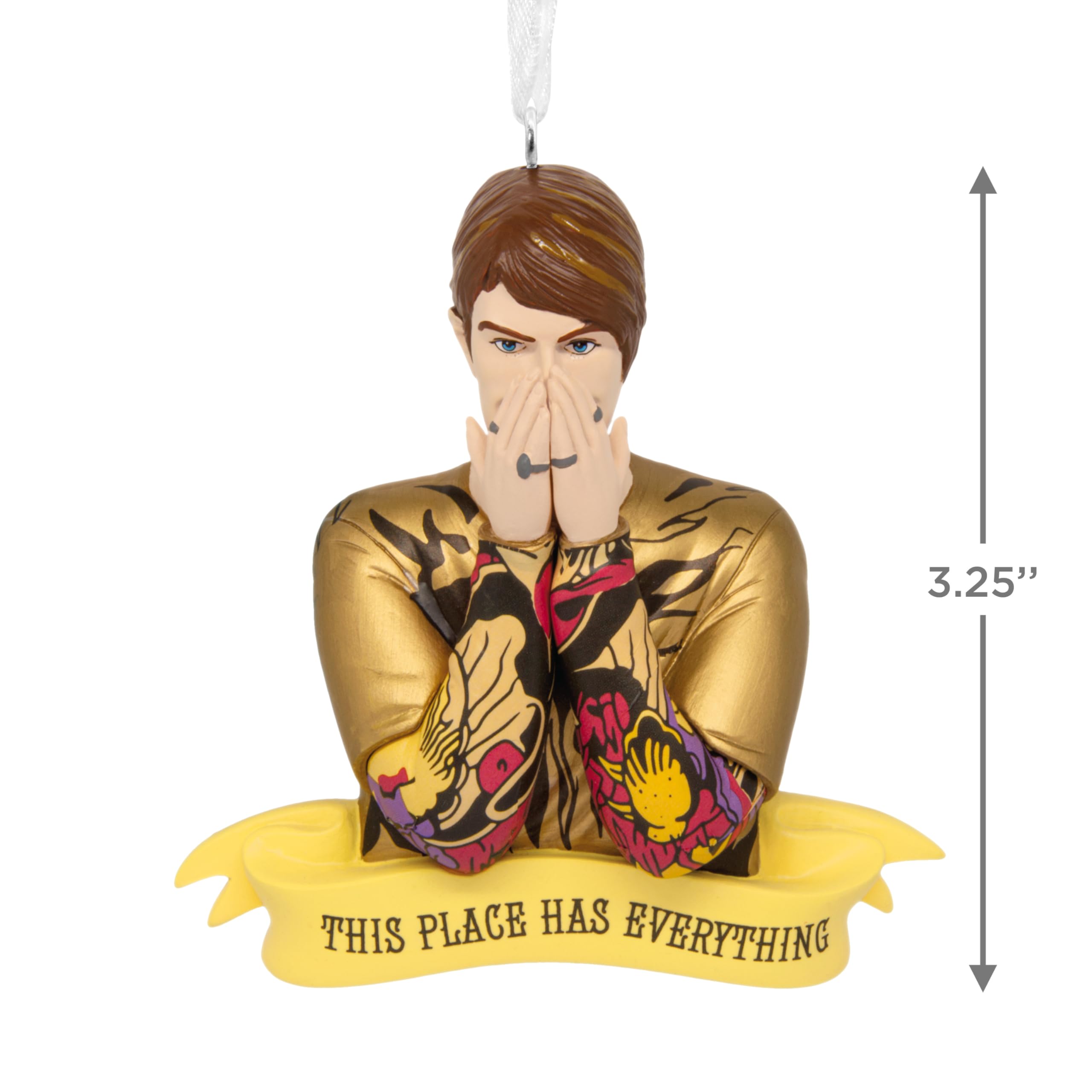 Hallmark Stefon Christmas Ornament, SNL 50th Gifts, Resin, Saturday Night Live Design, Model 3HCM4841