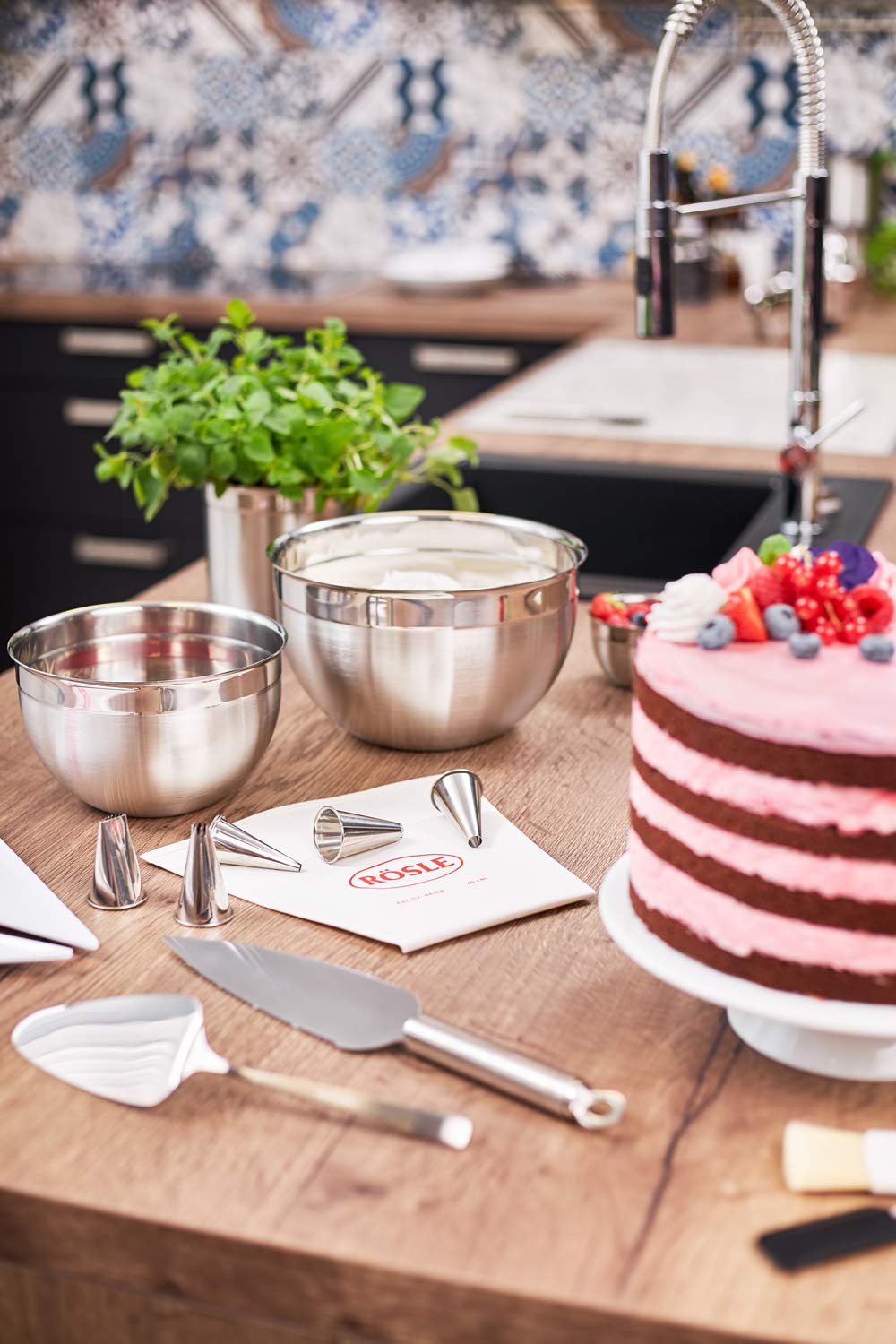 Rosle Rsle Stainless Steel 9-Quart Bowl, 11'' Diameter