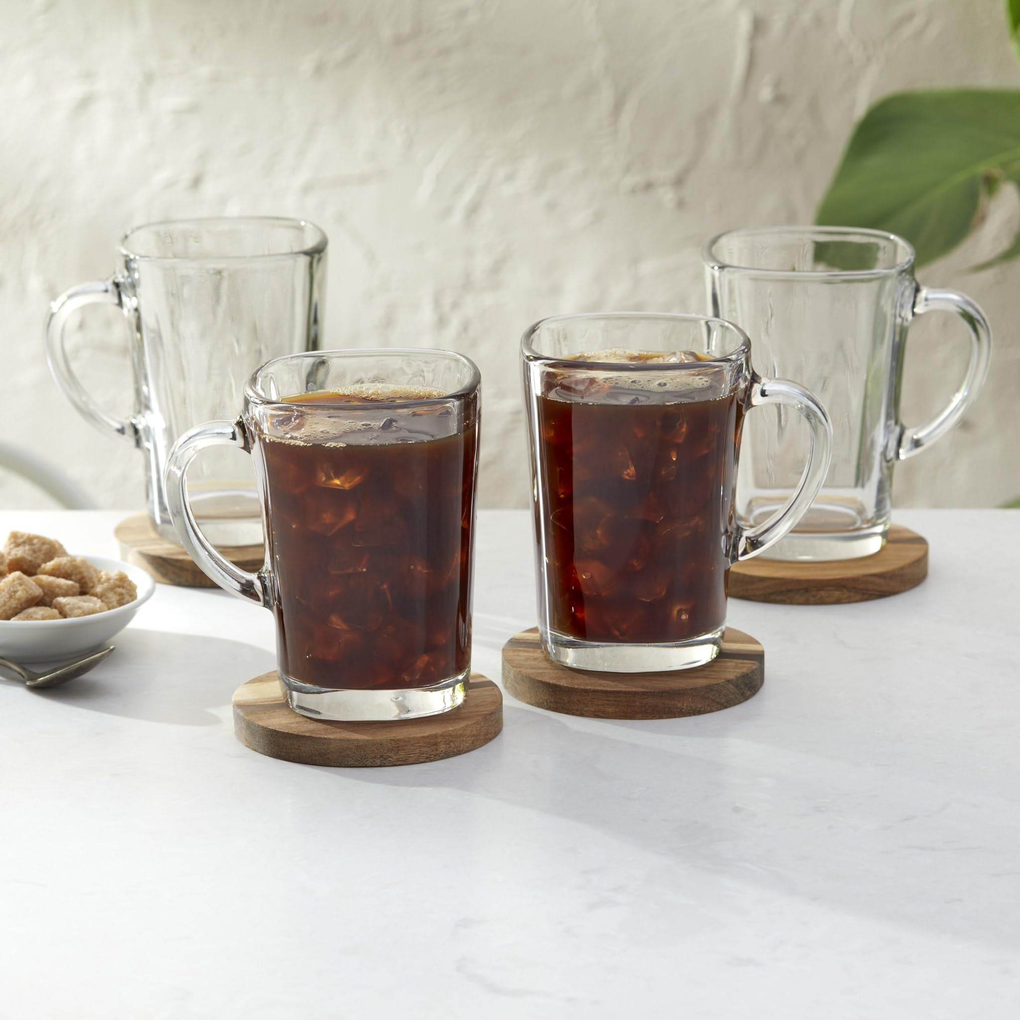 Libbey Tempo Tall Mug, 16-Ounce, Set Of 4