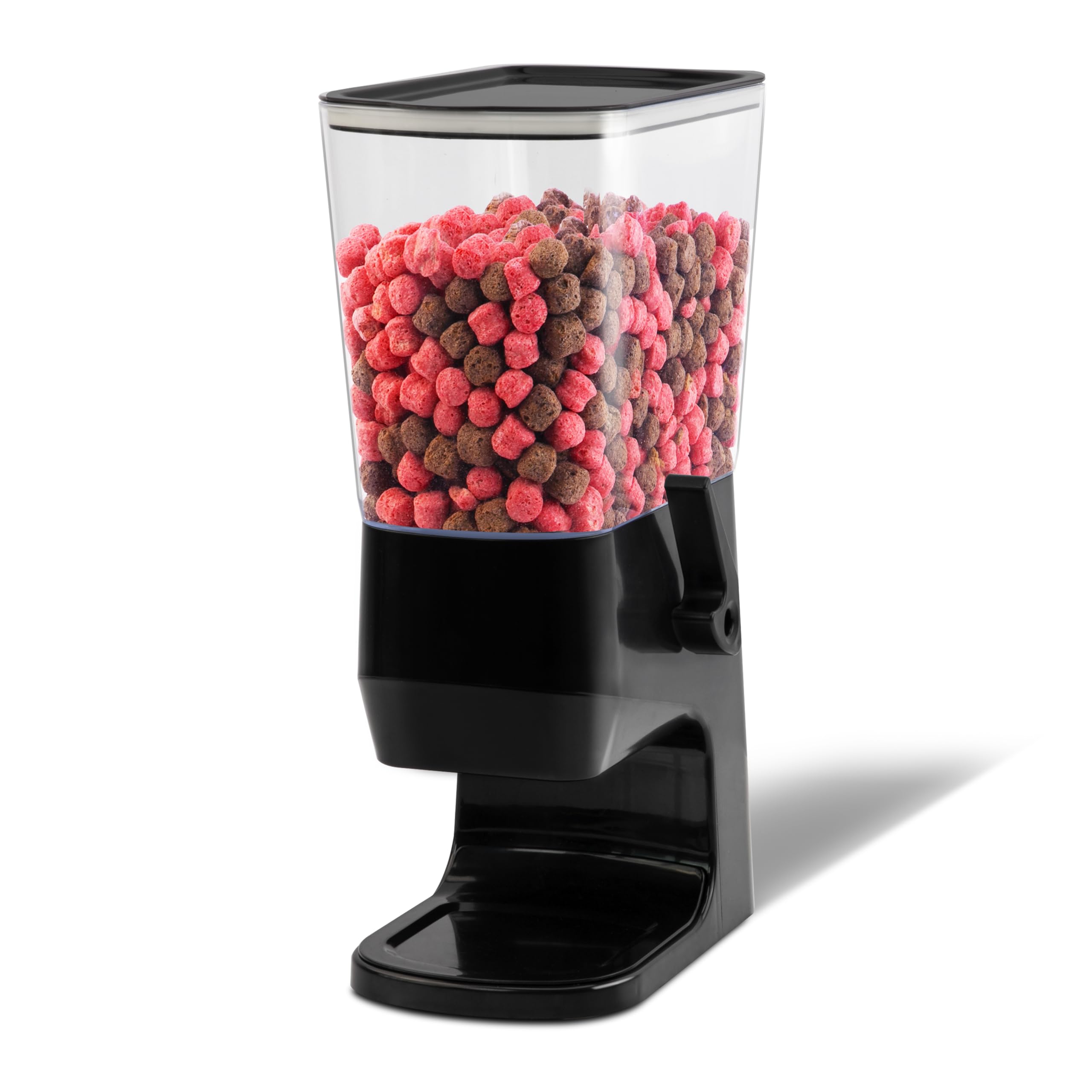 FHJP Cereal Dispenser Countertop 1 Pack, Dry Food Dispenser Snack Organizer, Slim Cereal Containers Storage Dispenser with Lids 
