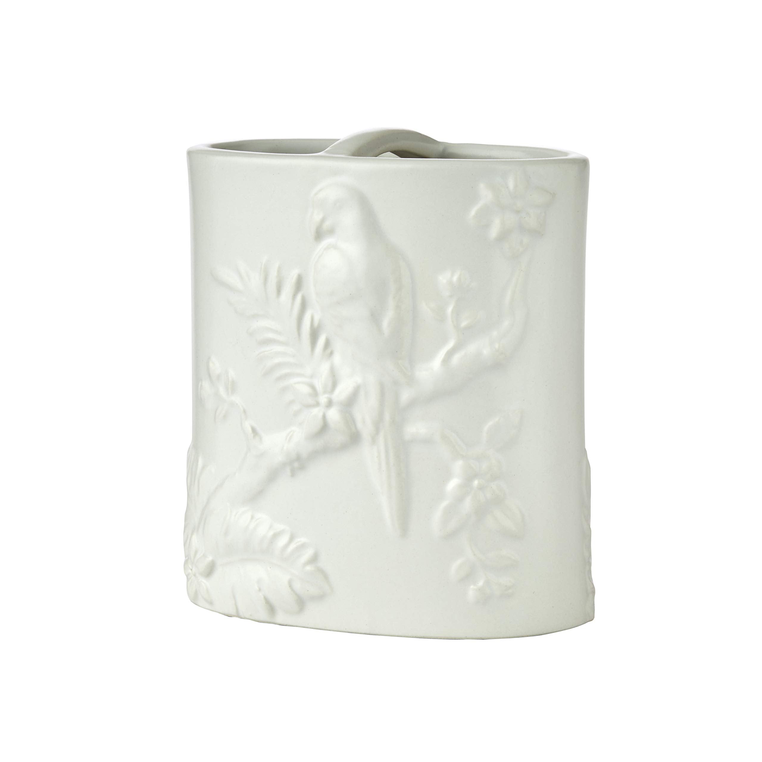 Skl Home Vern Yip Jungle Cats Toothbrush Holder, White