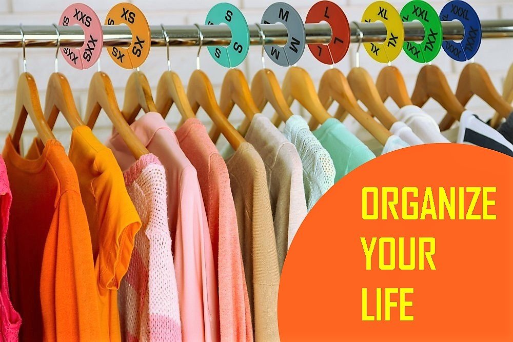 Clothes Size Dividers | 40 Pieces 8 Colors Xxs-Xxxl | Ultimate Clothing Rack Dividers | Round Clothes Rack Clothes Hangers, Comm