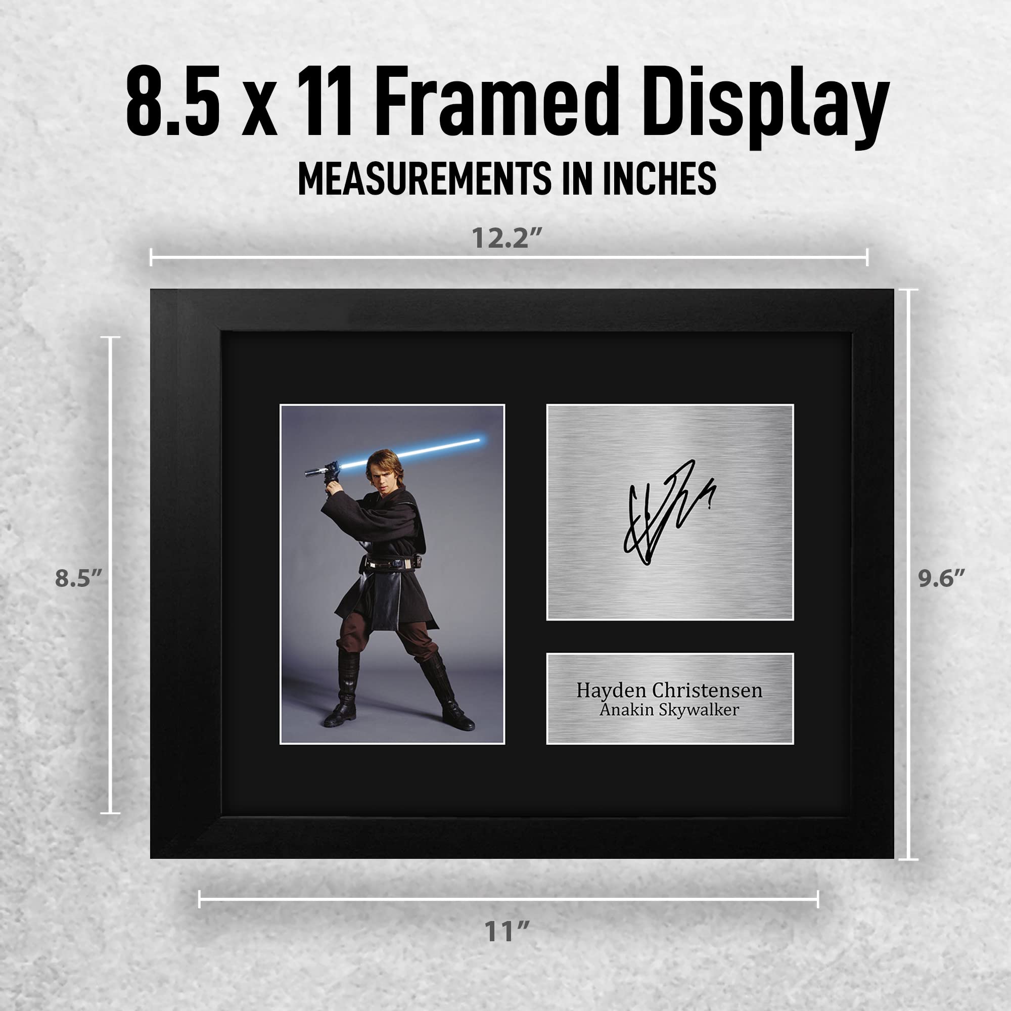 Hwc Trading Hayden Christensen Gift Usl Framed Signed Printed Autograph Star Wars Gifts Anakin Skywalker Print Photo Picture Dis