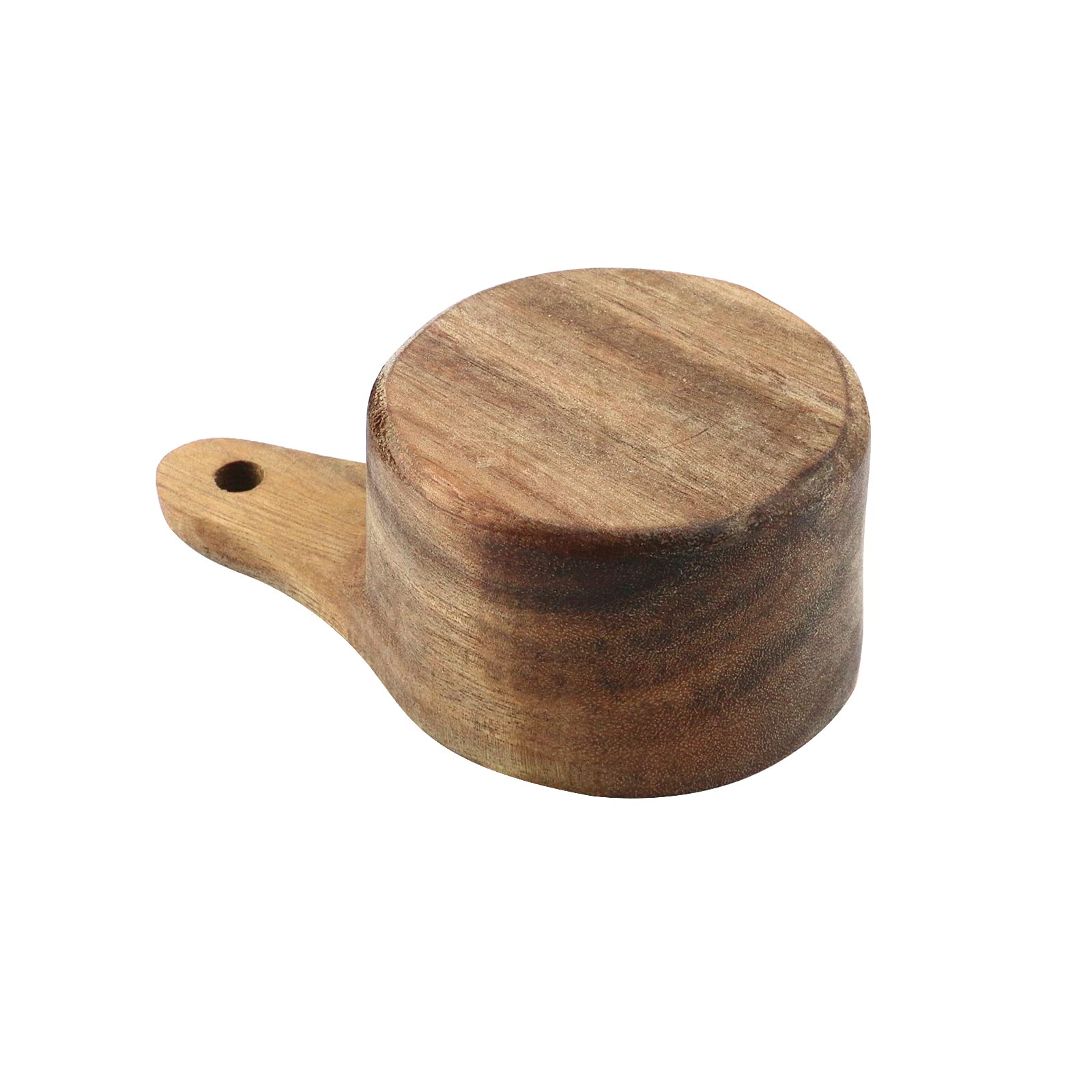 Oedema Wood Measuring Cup Kitchen Utensils 1/2 Cup, For Measuring Liquid, Flour, Nuts