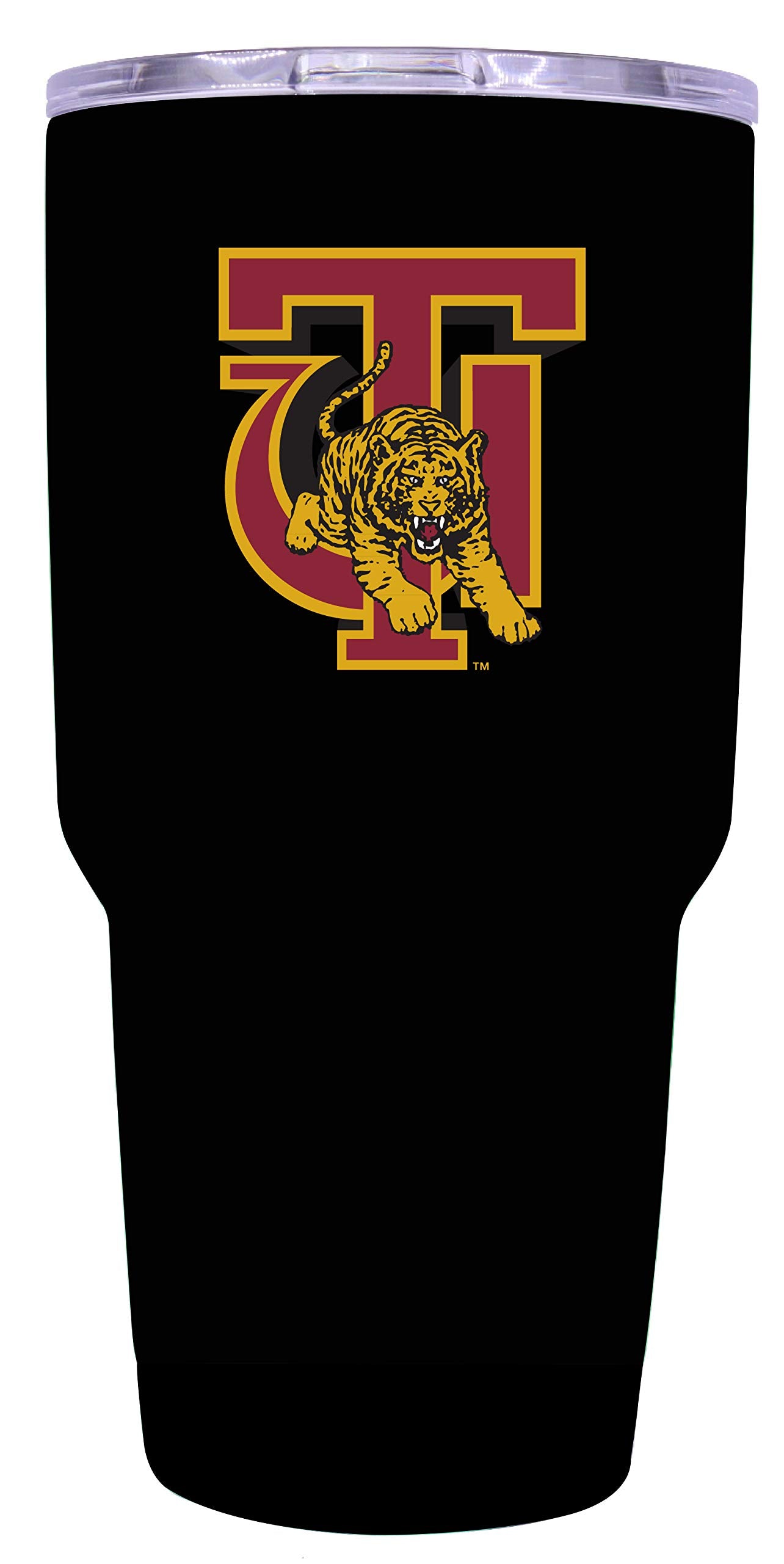 R And R Imports Tuskegee University 24 Oz Black Insulated Stainless Steel Tumbler Officially Licensed Collegiate Product