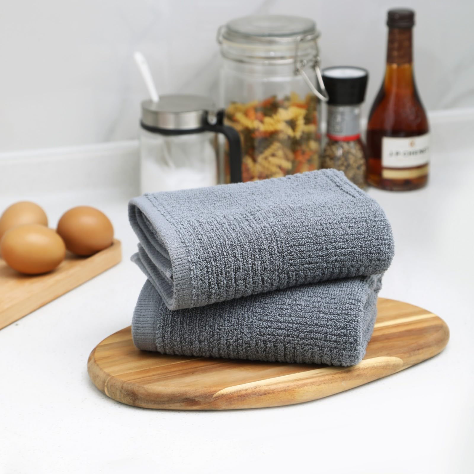 Glynniss Dish Towels For Kitchen, 100% Cotton Terry Cloth Kitchen Towels Pack Of 3, Kitchen Hand Towels For Washing Dishes 16X26