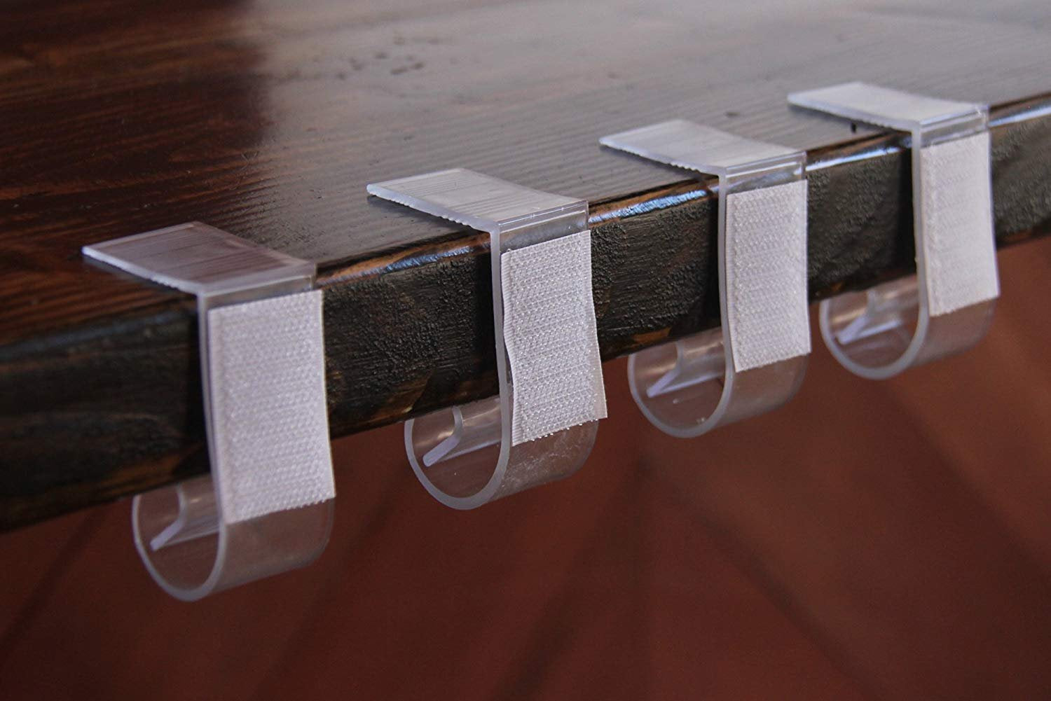 Navadeal Table Skirting Clips Tablecloth Clips For Table 1 1/2'' - 2'' With Hook | Pack Of 24 | Great For Wedding Home Meeting P