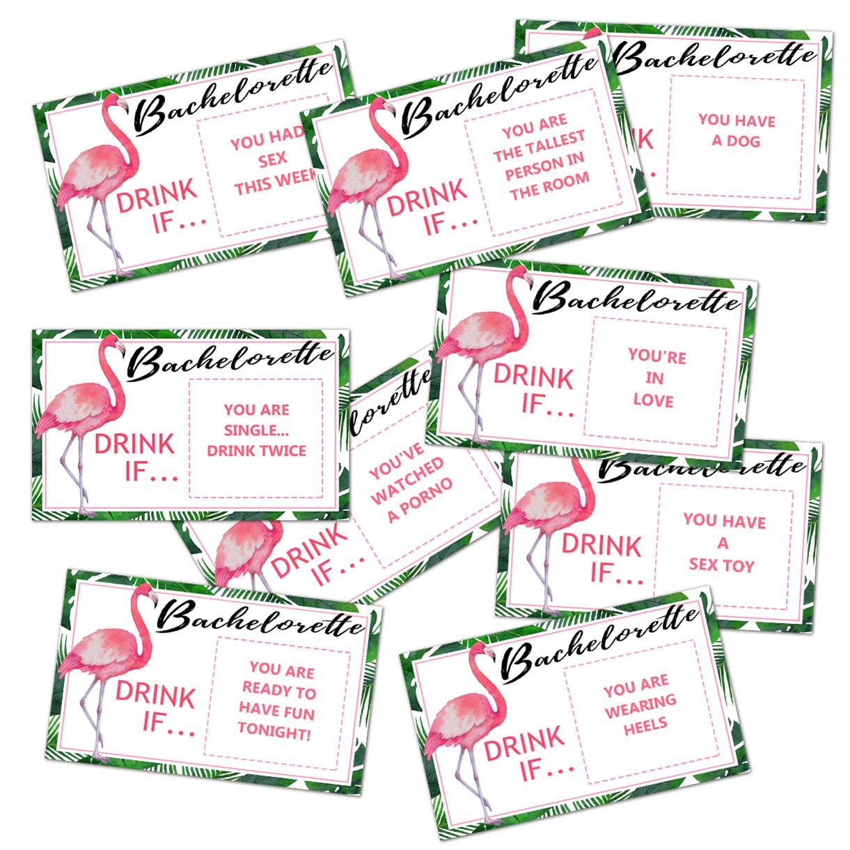 Bachelorette Party Drinking Games - Drink If Games Scratch Off Cards - Perfect For Girls Night Out Activity,Bridal Showers,Brida