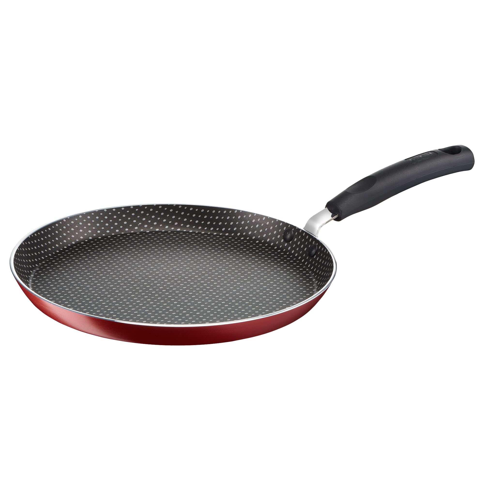 Tefal Simply Chef 30 Cm Flat Tawa | Resist Plus Non-Stick Coating | Silicon Non-Slip Handle | Easy Cooking & Cleaning | Two Way 