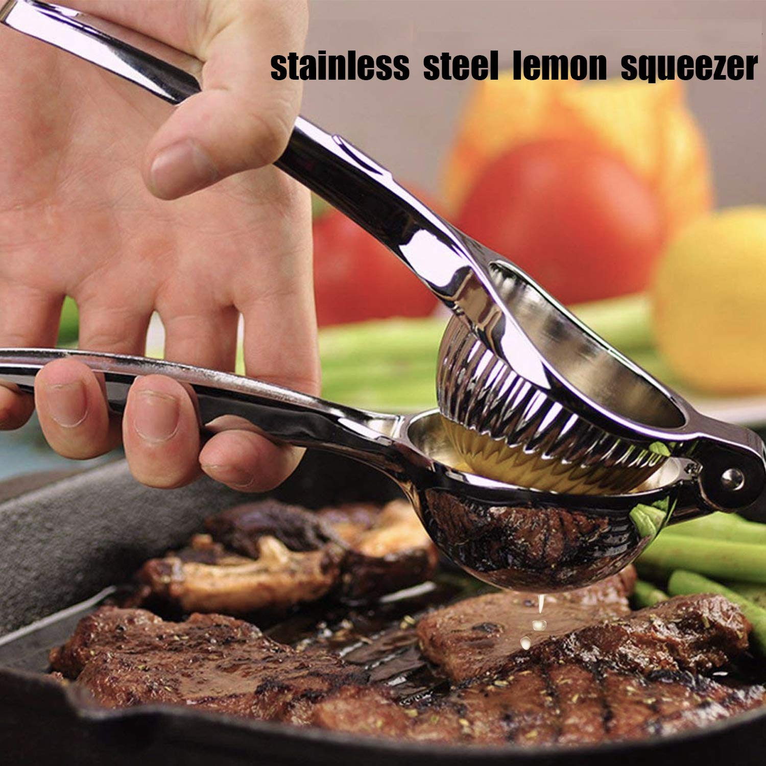 2 Pcs Lemon Squeezer And Lemon Zester - Lime Hand Juice Lemon Squeezers Press Citrus Press Juicers Squeezer, Premium Quality Lim