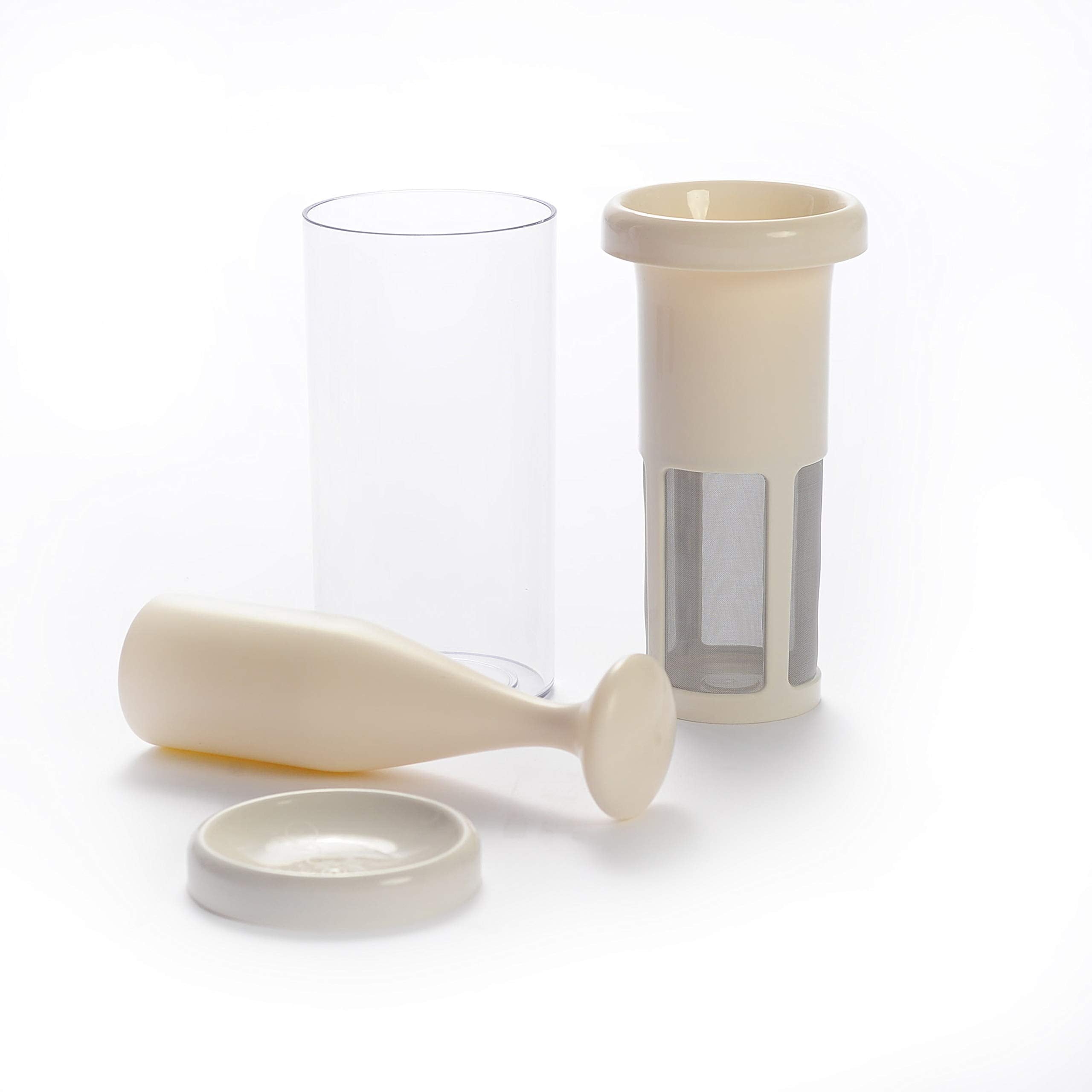 Vegan Milker by chufamix  kitchen tool to make Plant Milks (soy  rice  oats & nut milk maker) or coffee (from whole beans) Made in Europe Recipe E-Book