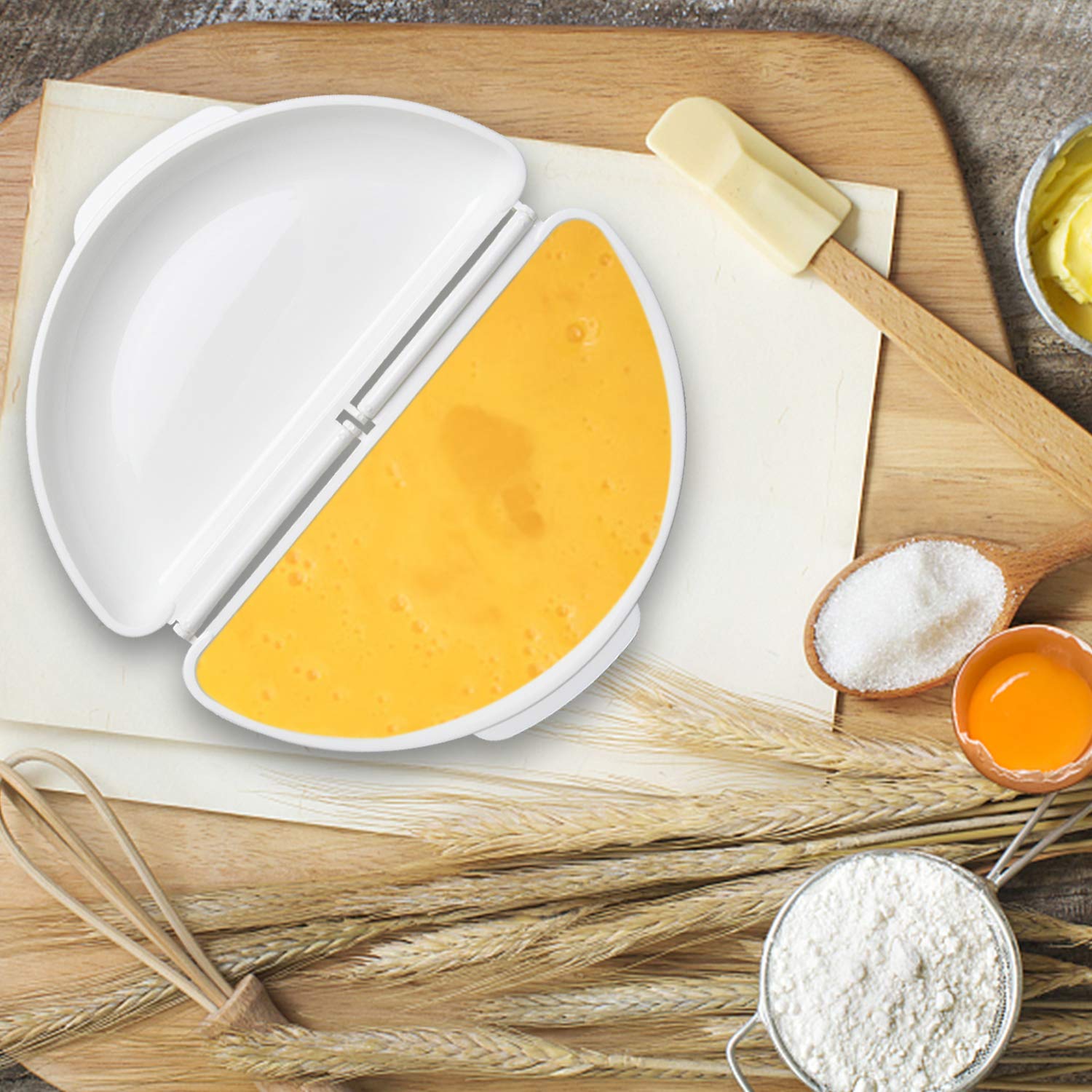 Easy Egg Breakfast Set Akamino Microwave Omelet Pan And Egg Poacher - Bpa Free Egg Maker Easy To Use And Non-Stick Breakfast Egg