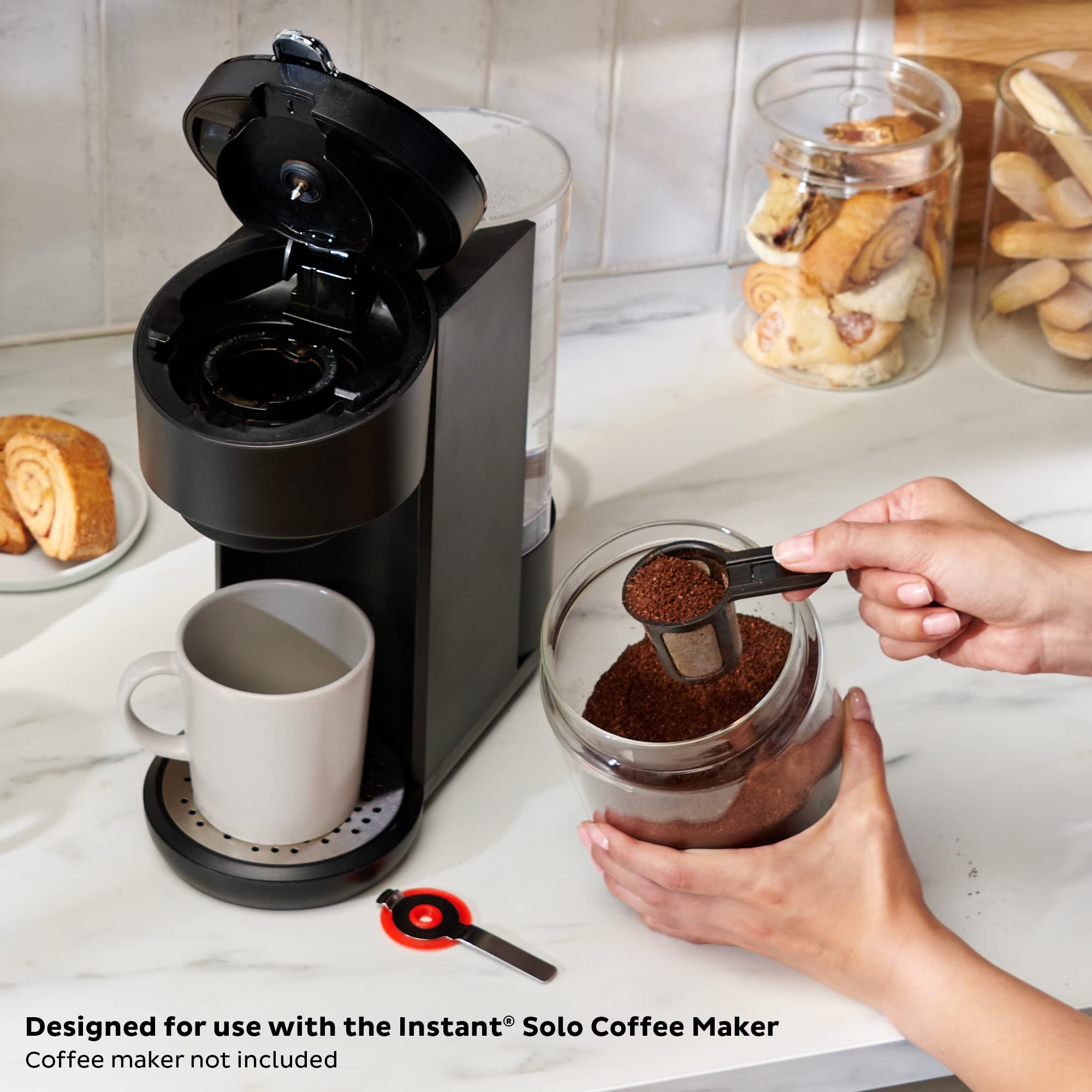 Instant Pot Solo Reusable Coffee Pod With Handle, Compatible With Instant Solo Coffee Maker, 2 Ounces