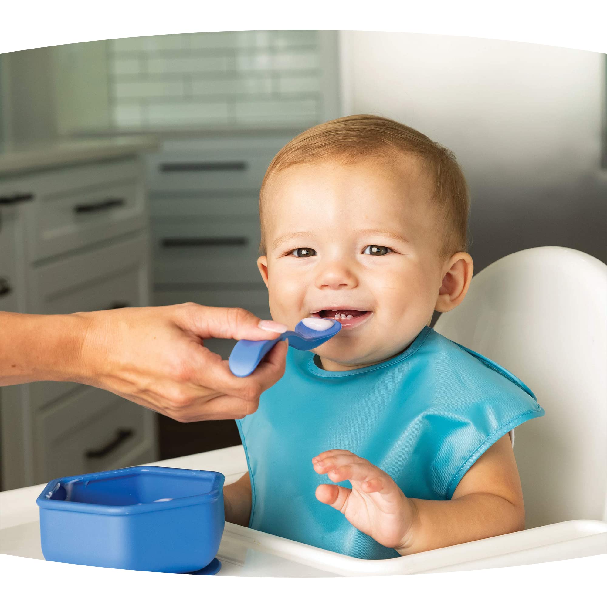 Tiny Twinkle Baby Spoon - Bpa-Free Baby Feeding Spoon, Silicone Baby Spoon, Infant Spoons, Baby Spoons, Baby Essentials, Baby Es